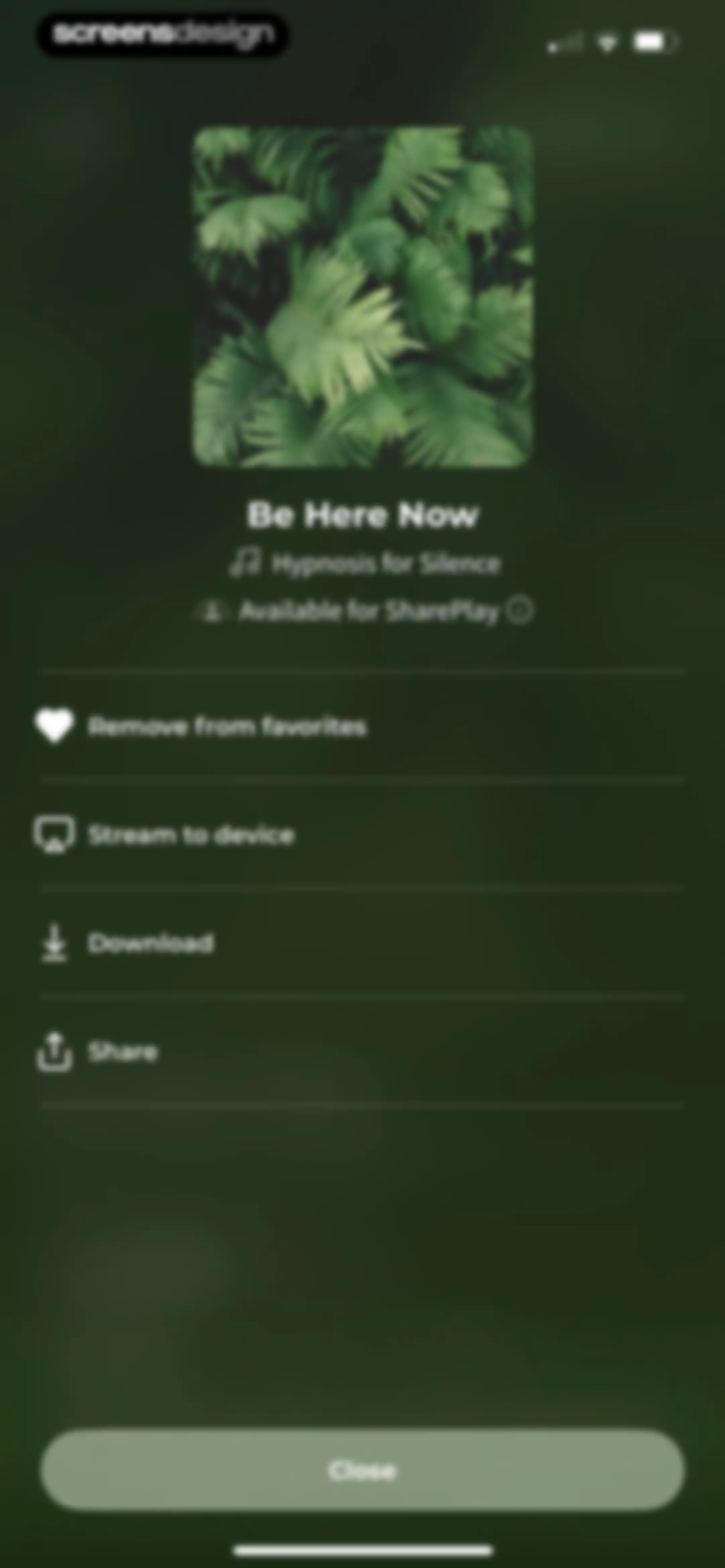 Meditation Moments - Guided screen 28