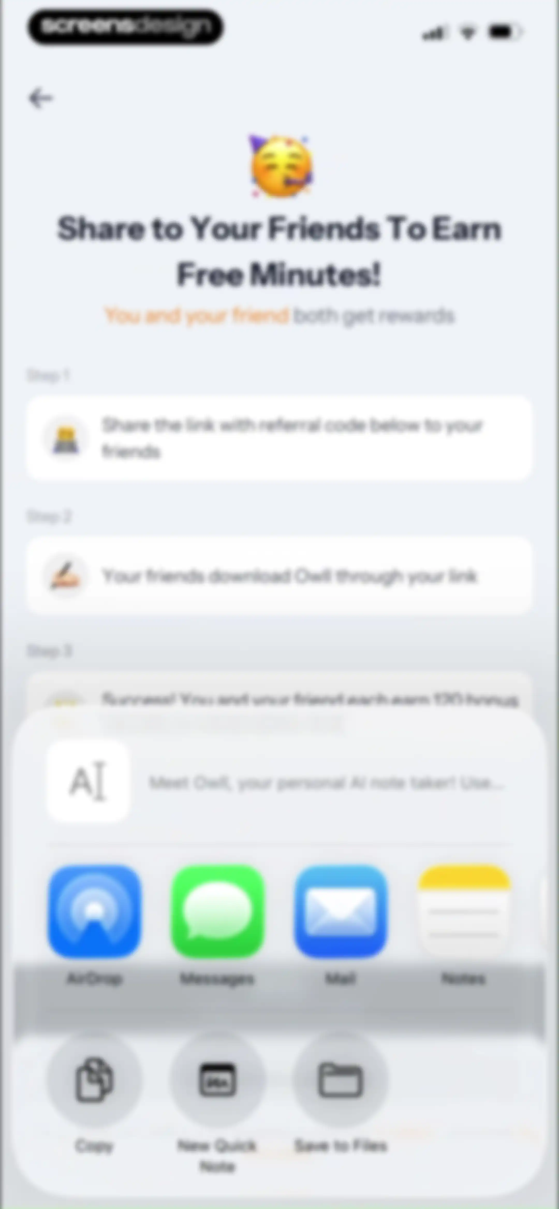 Owll:AI Note Taker & Assistant screen 117