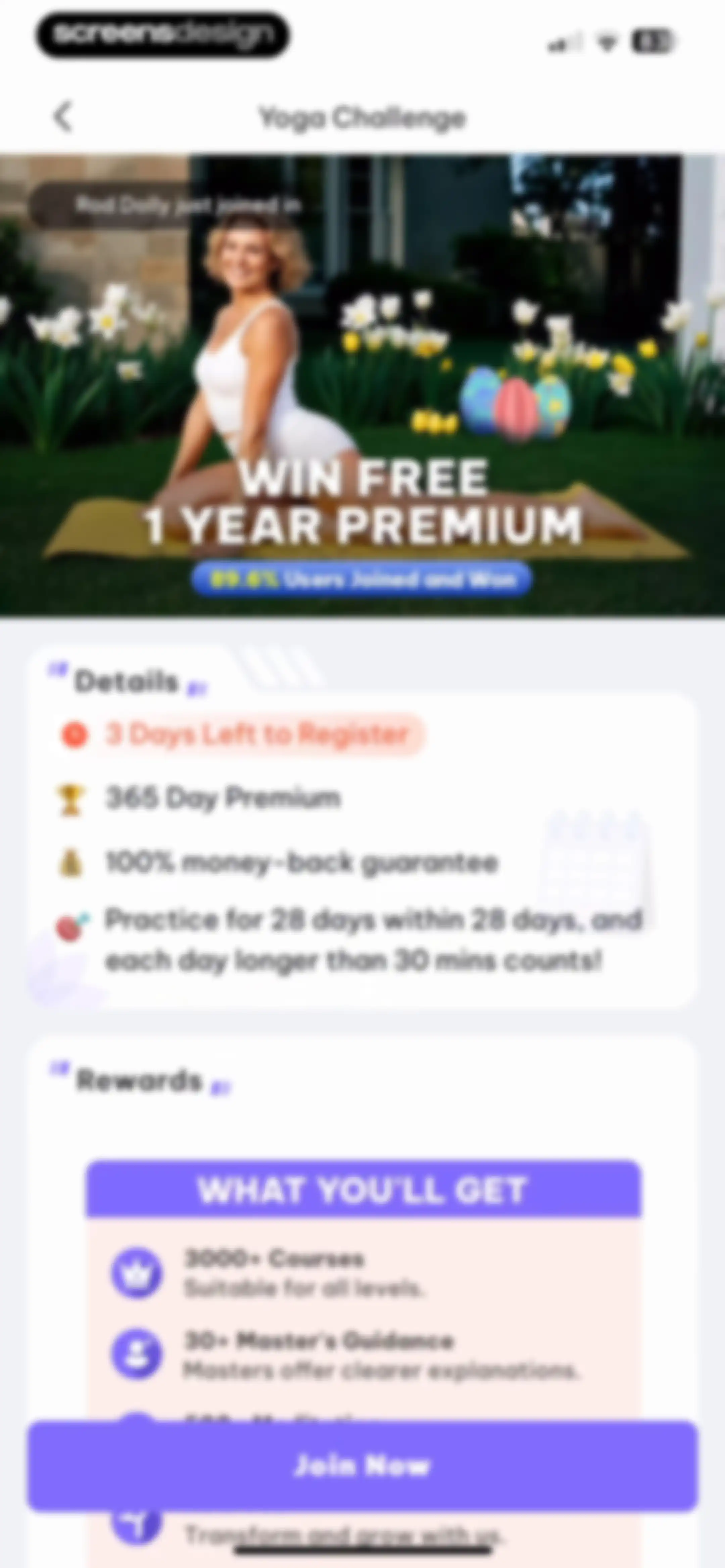 Daily Yoga: Yoga for Fitness® screen 124