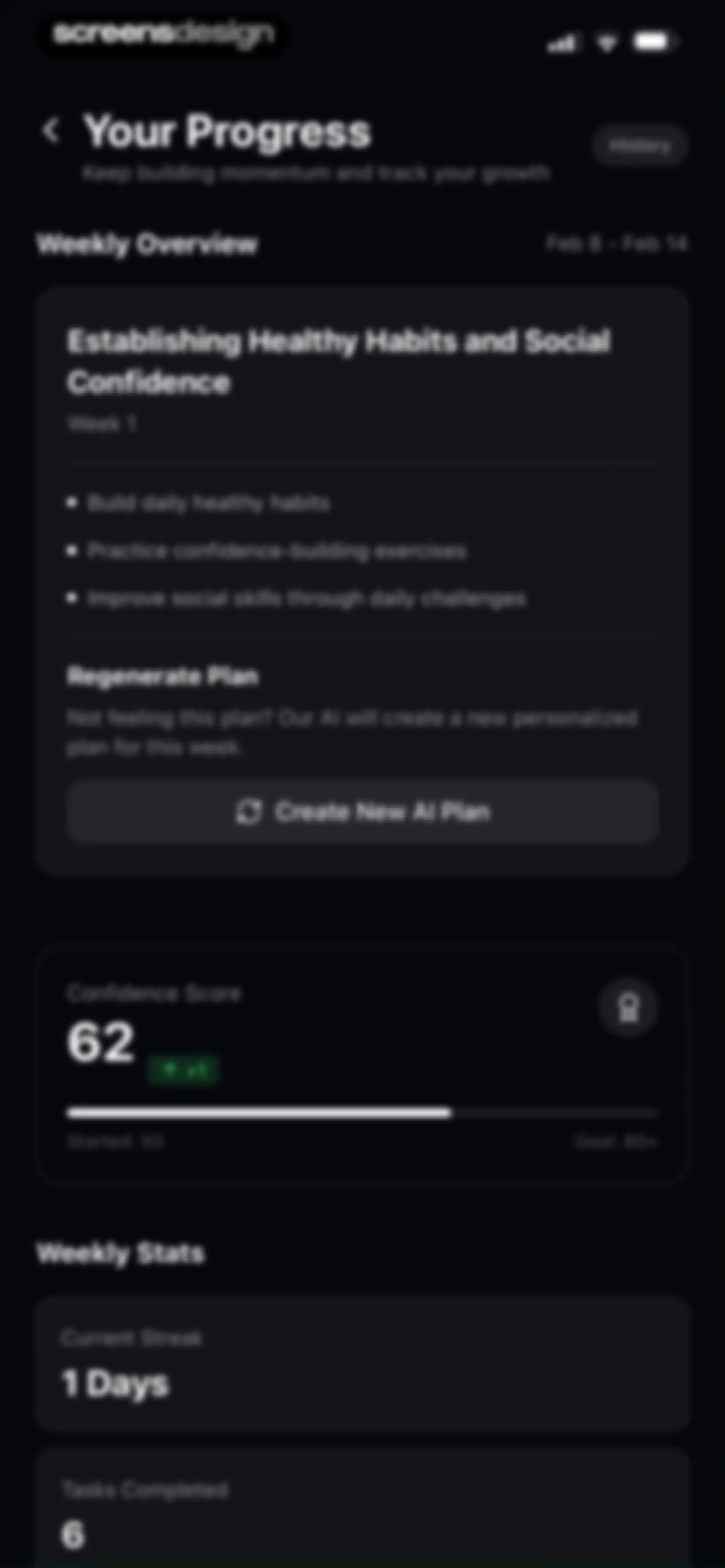 Critique AI: Habit Tracker screen 119