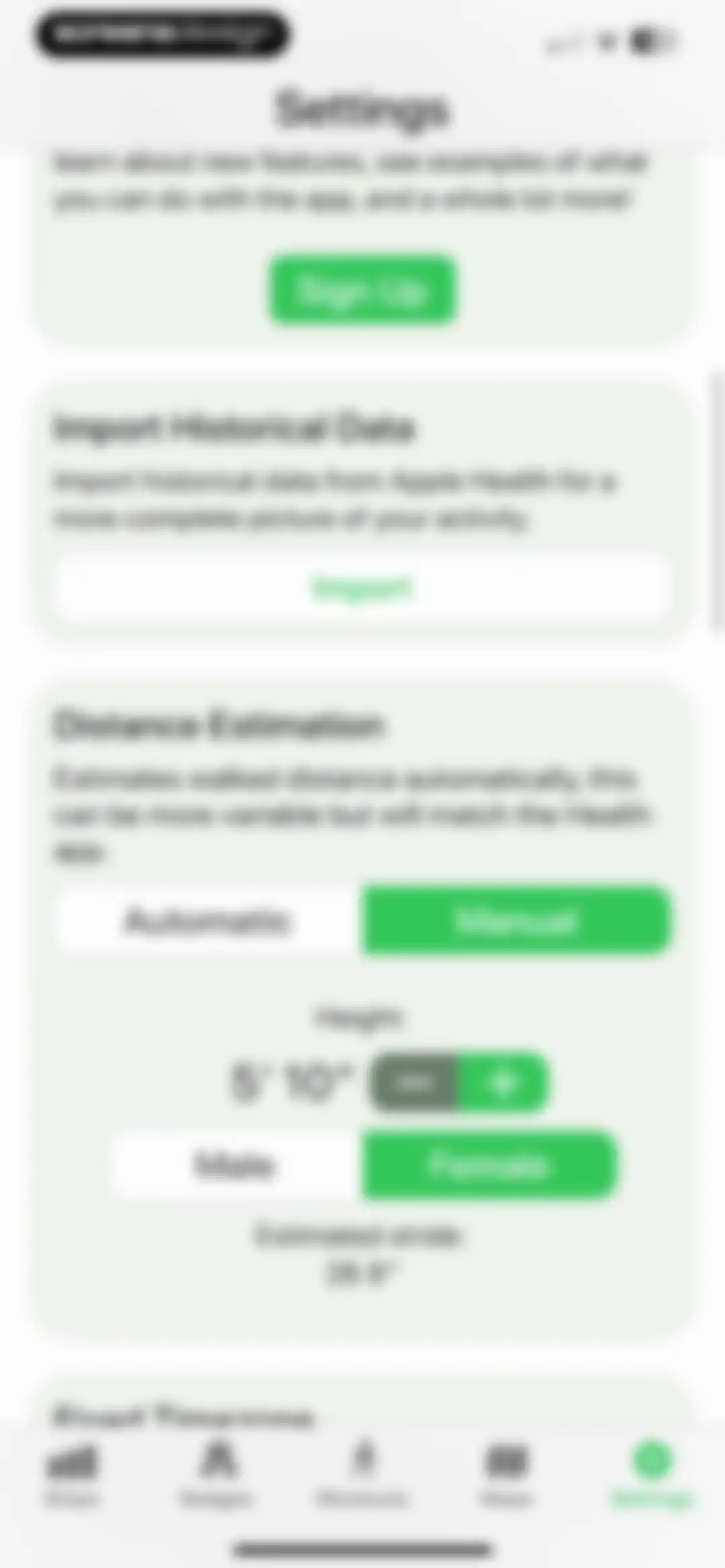 Pedometer++ screen 80