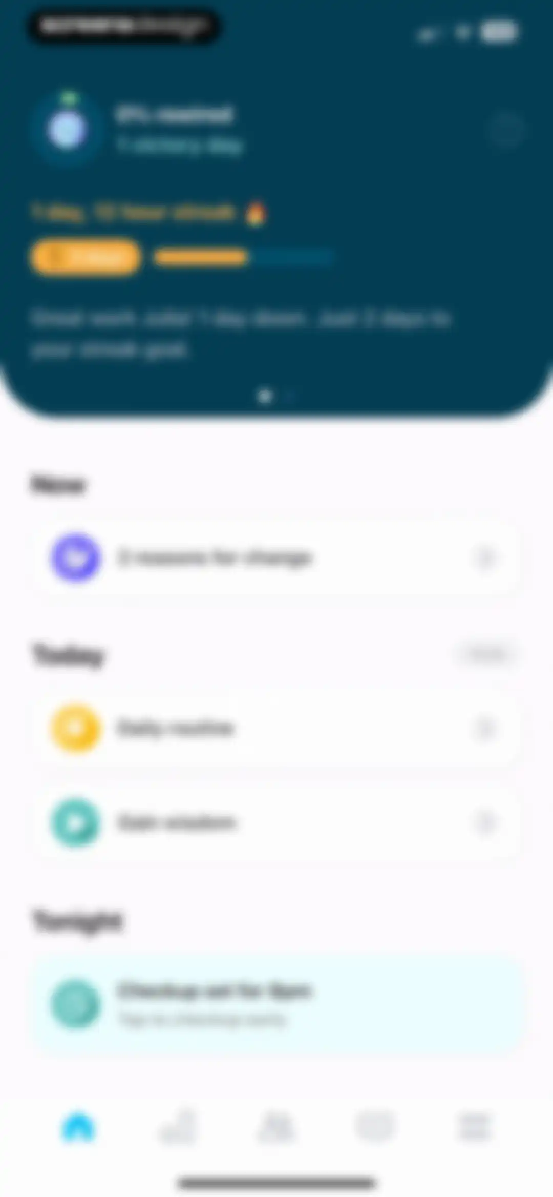 Brainbuddy: Quit PMO screen 122
