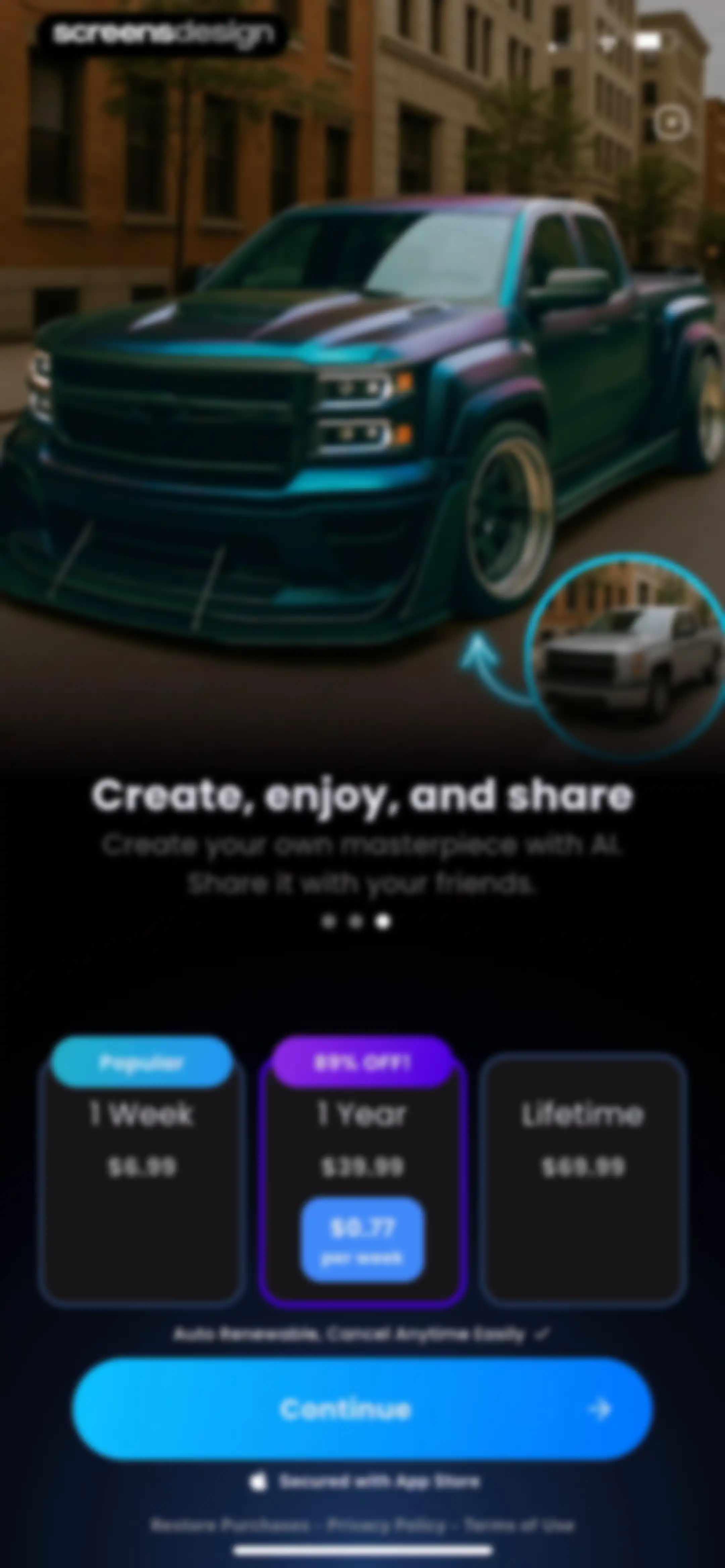 Mody : AI Car Modifications screen 9