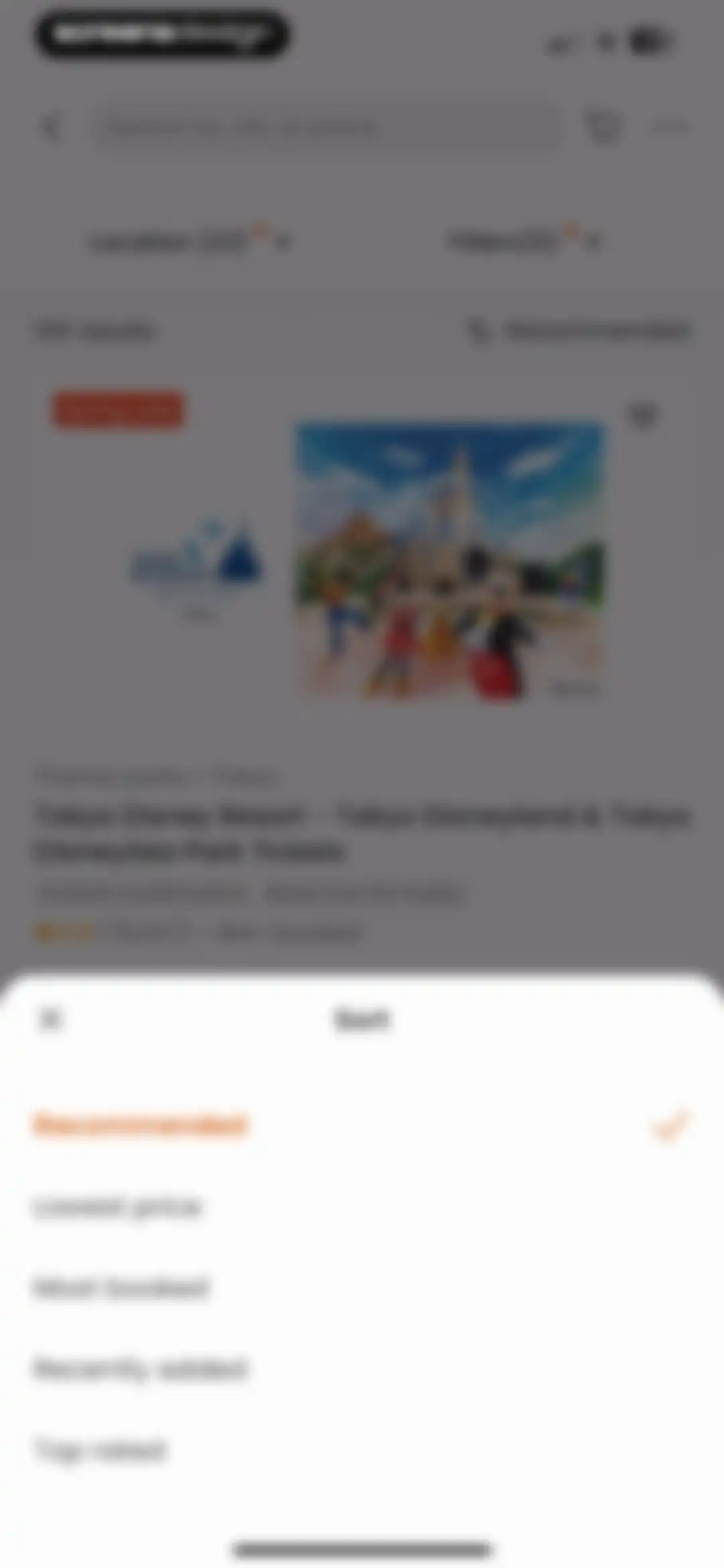 Klook: Travel & Activities screen 101