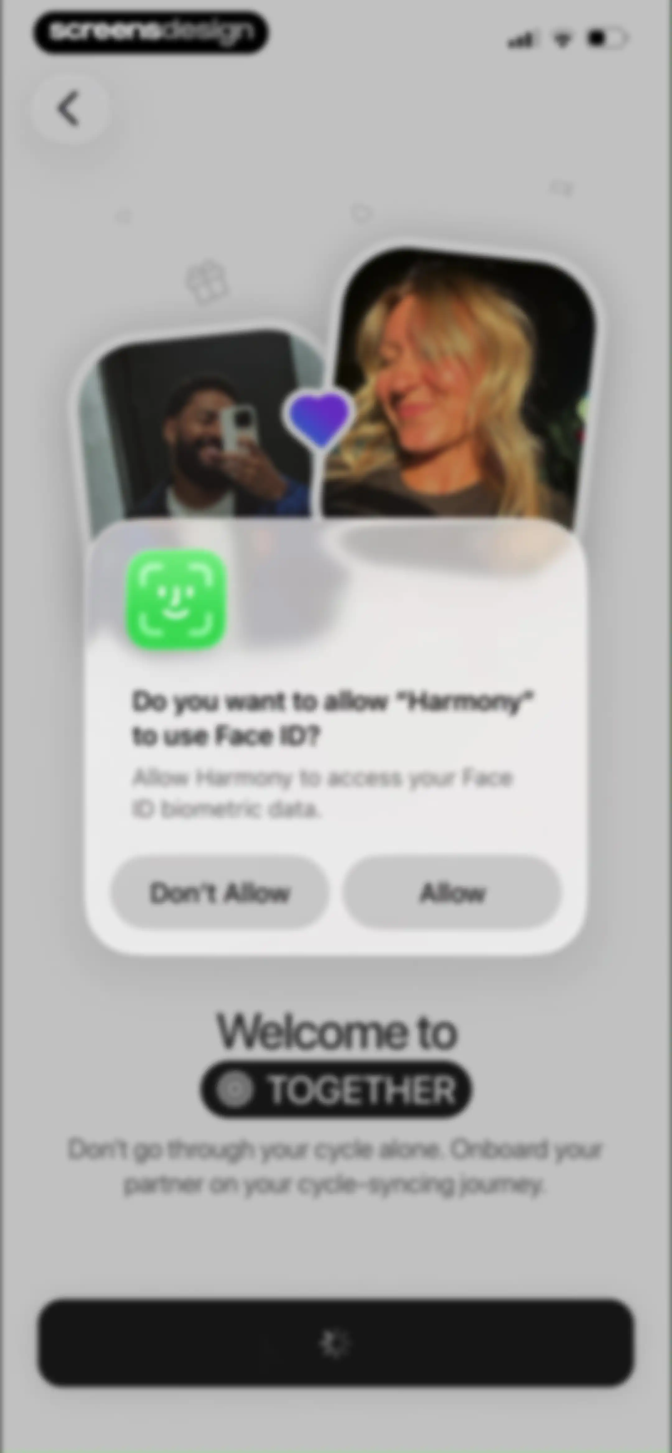 Harmony: Cycle Syncing, Period screen 103