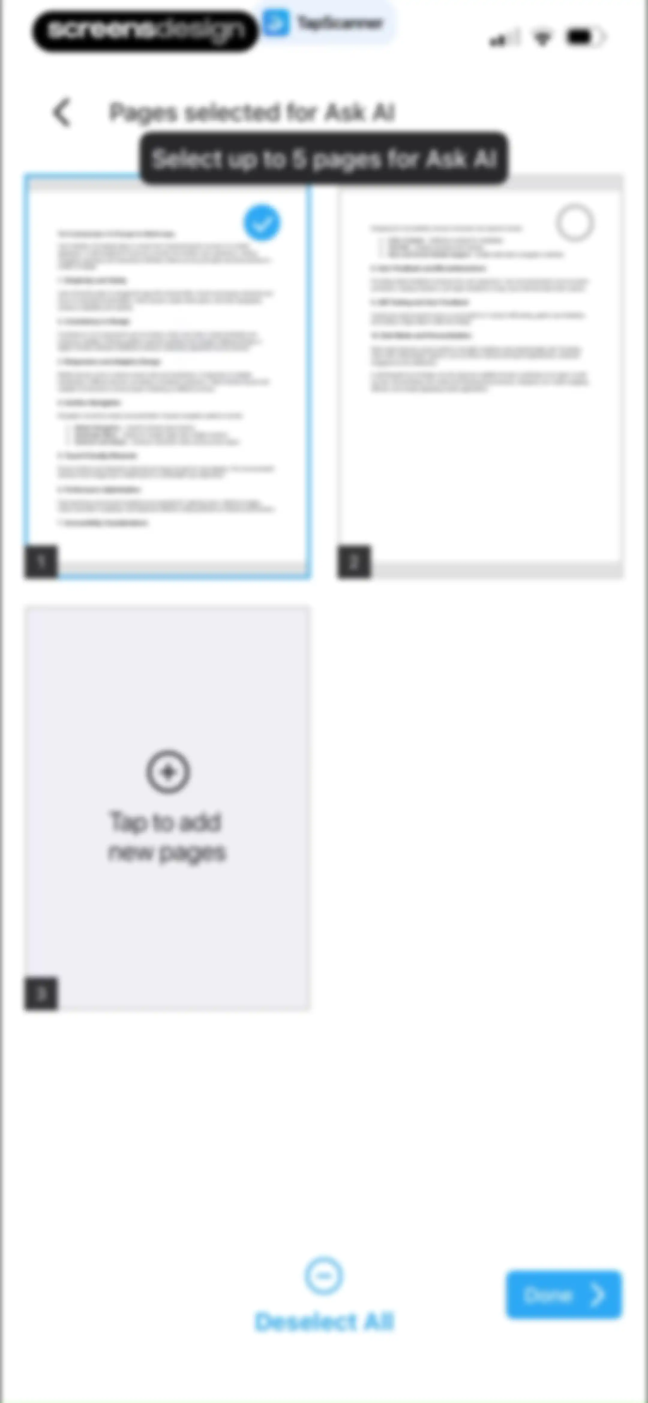 PDF Scanner App: TapScanner screen 106