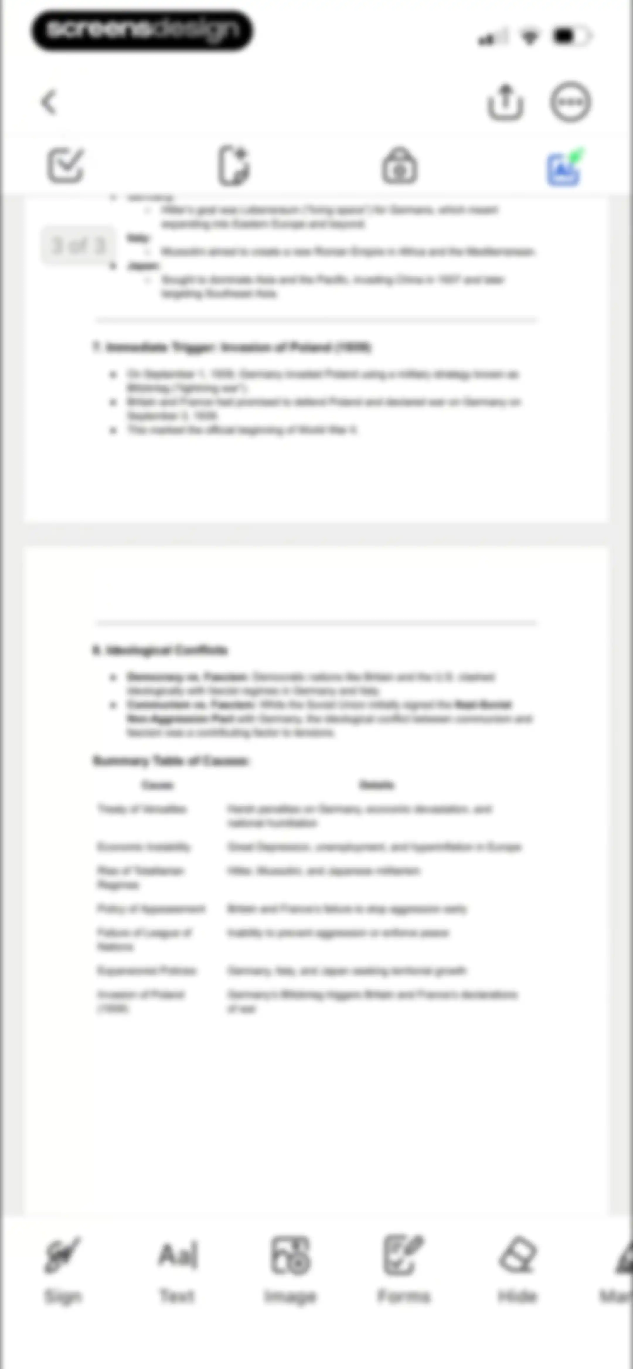 Forma: PDF Document Editor screen 28