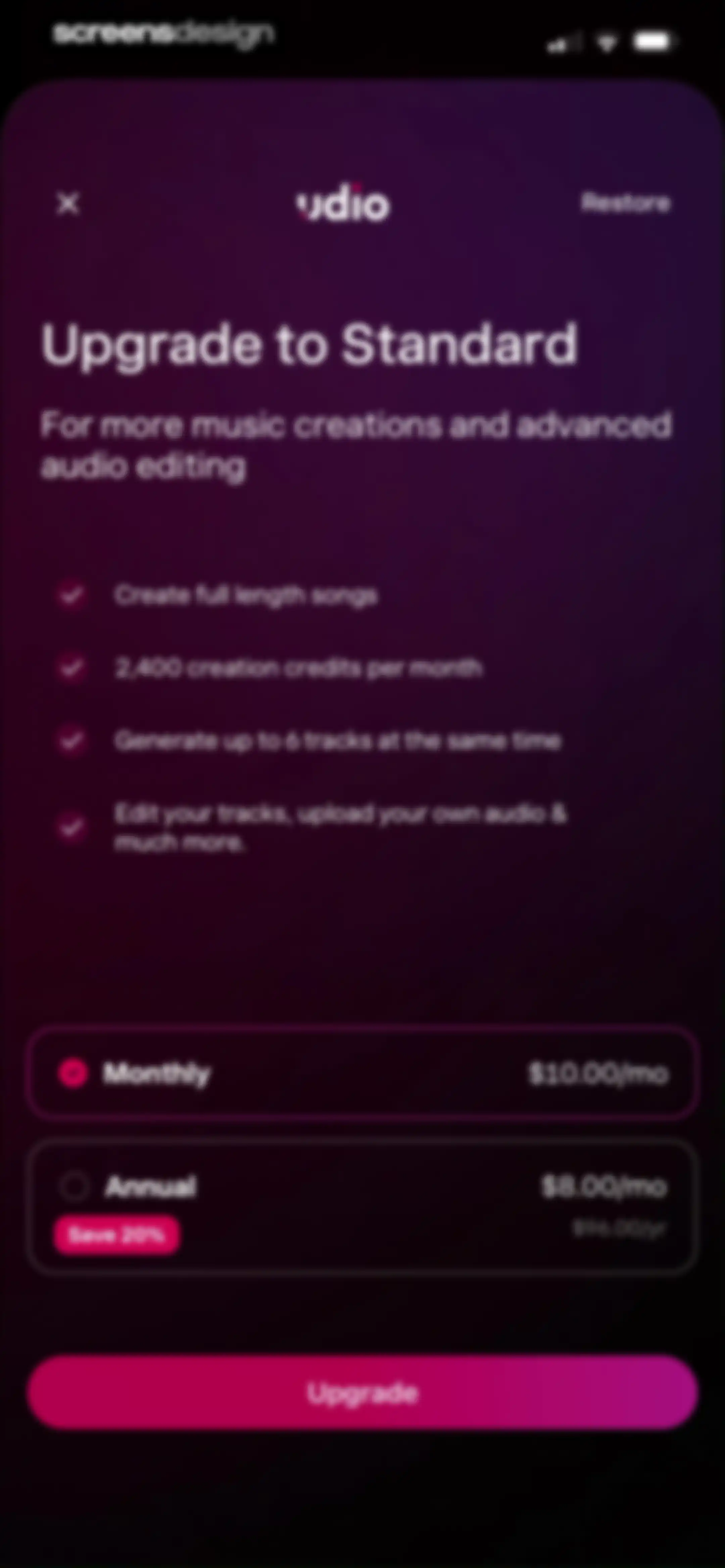 Udio: AI Music Maker & Studio screen 8