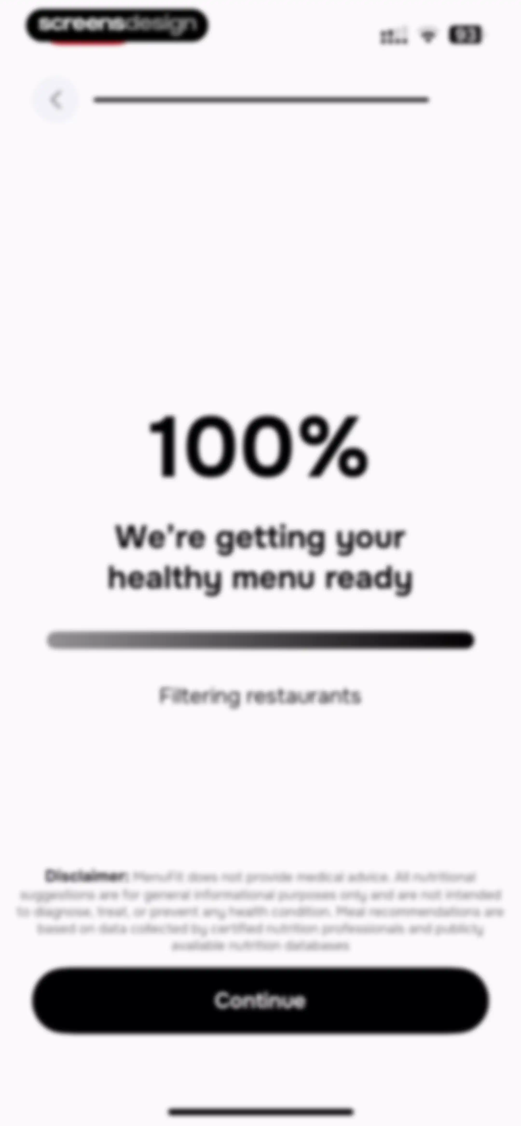 MenuFit - Healthy Eating Out screen 39