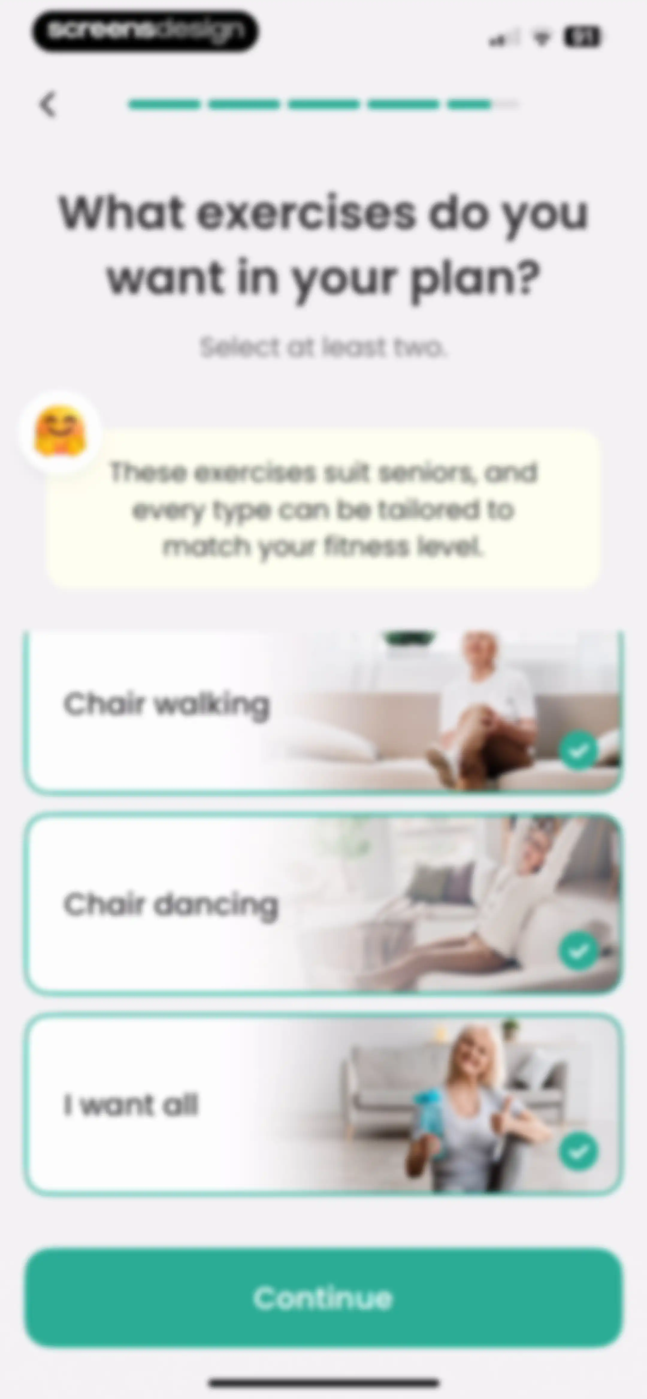 Workout for Seniors: SeniorFit screen 42
