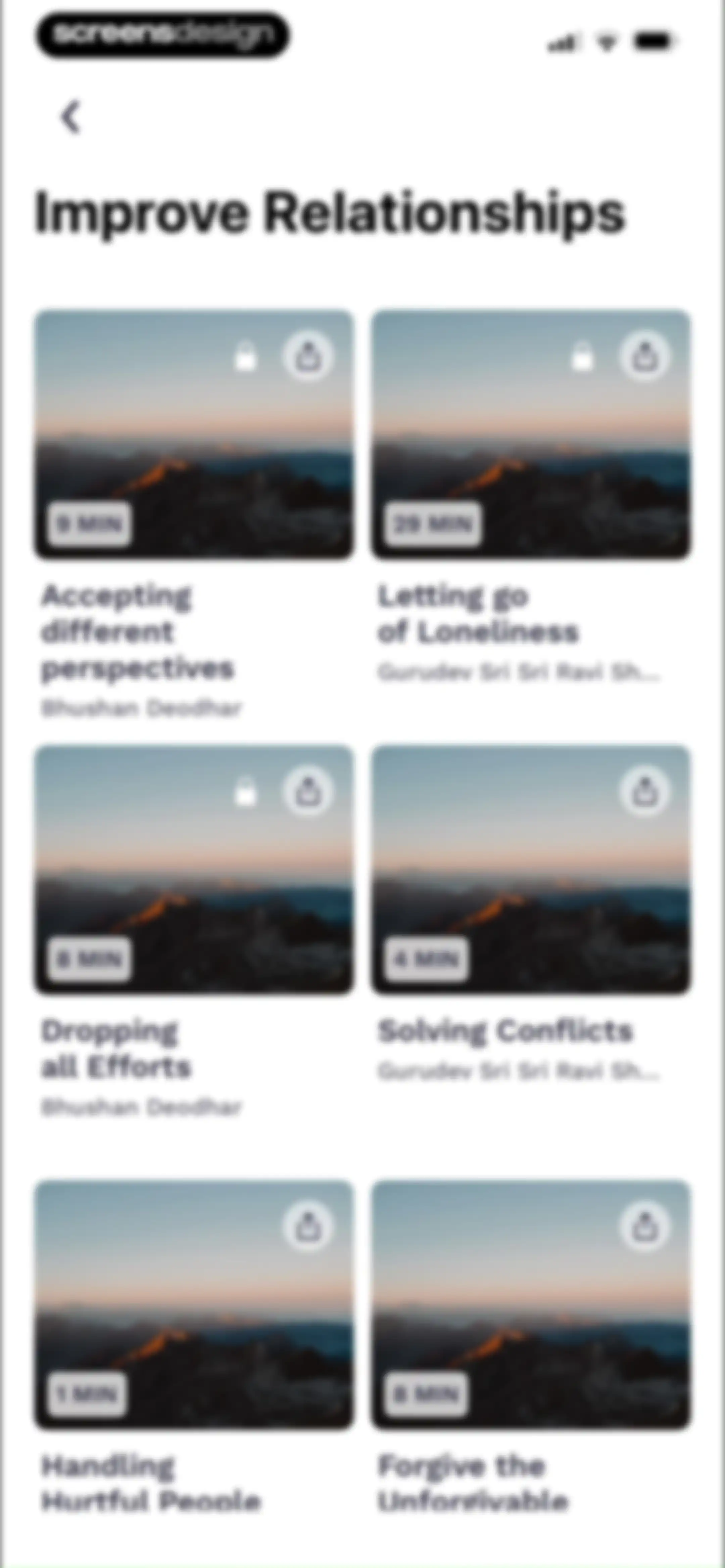 Art of Living Official App screen 67