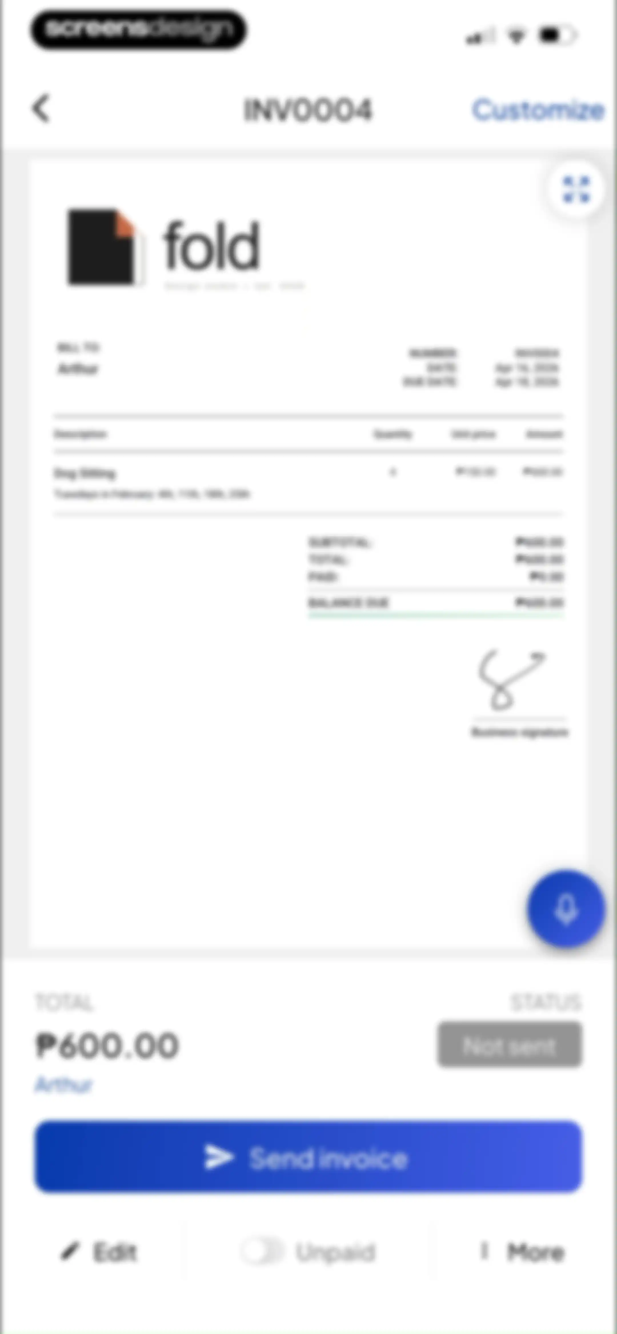 Invoice Maker - Invoice Fly screen 91