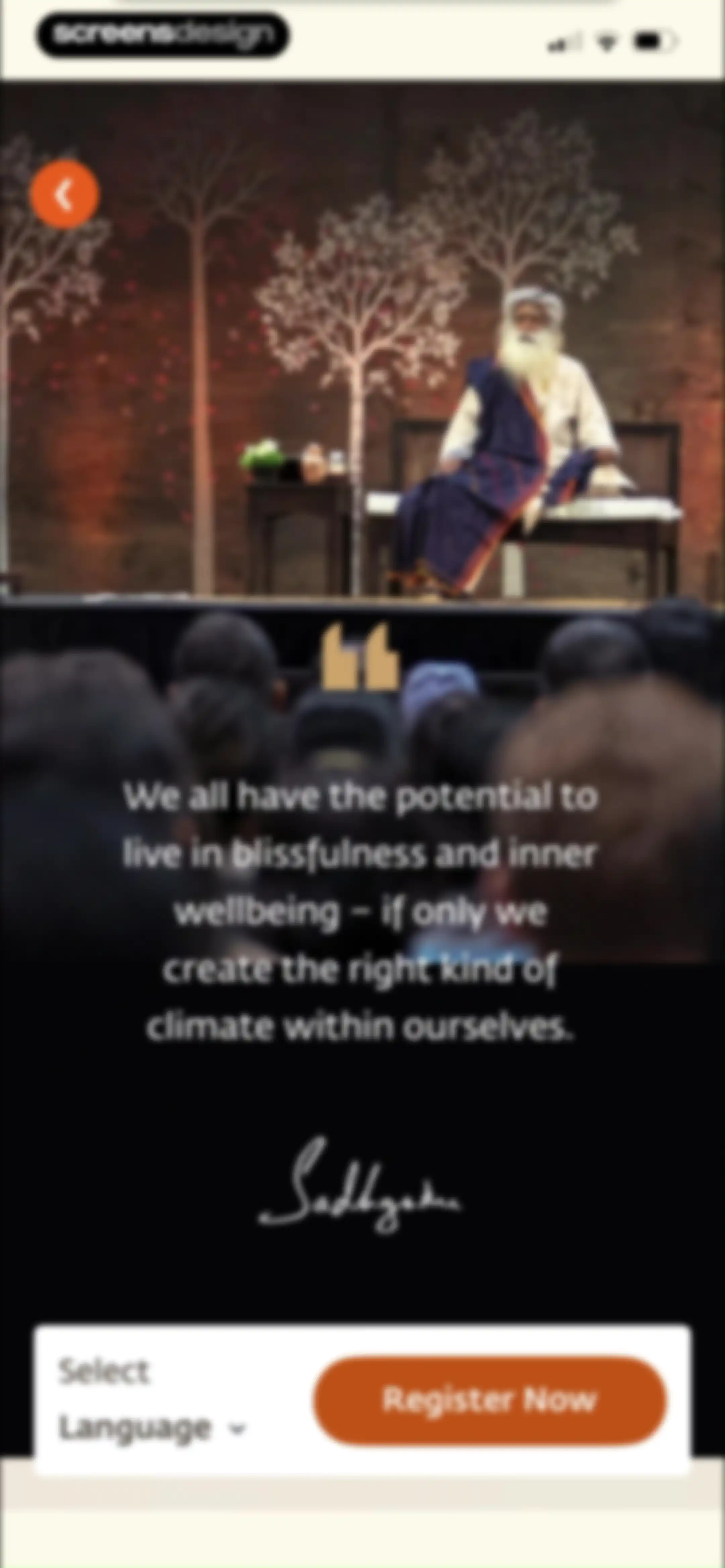 Sadhguru- Yoga & Meditation screen 151
