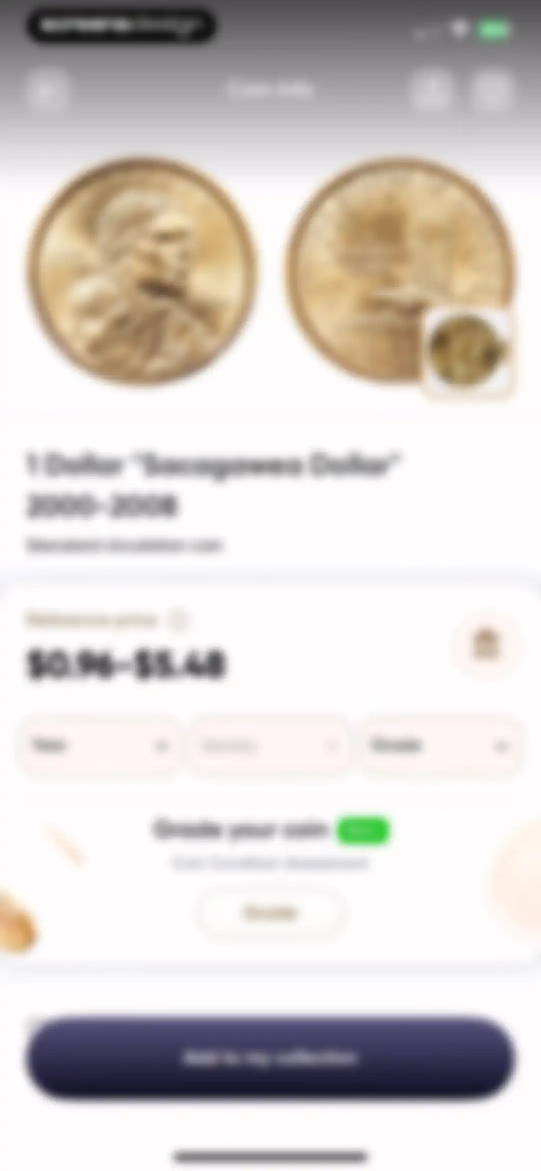 Coin Identifier - CoinScan screen 20