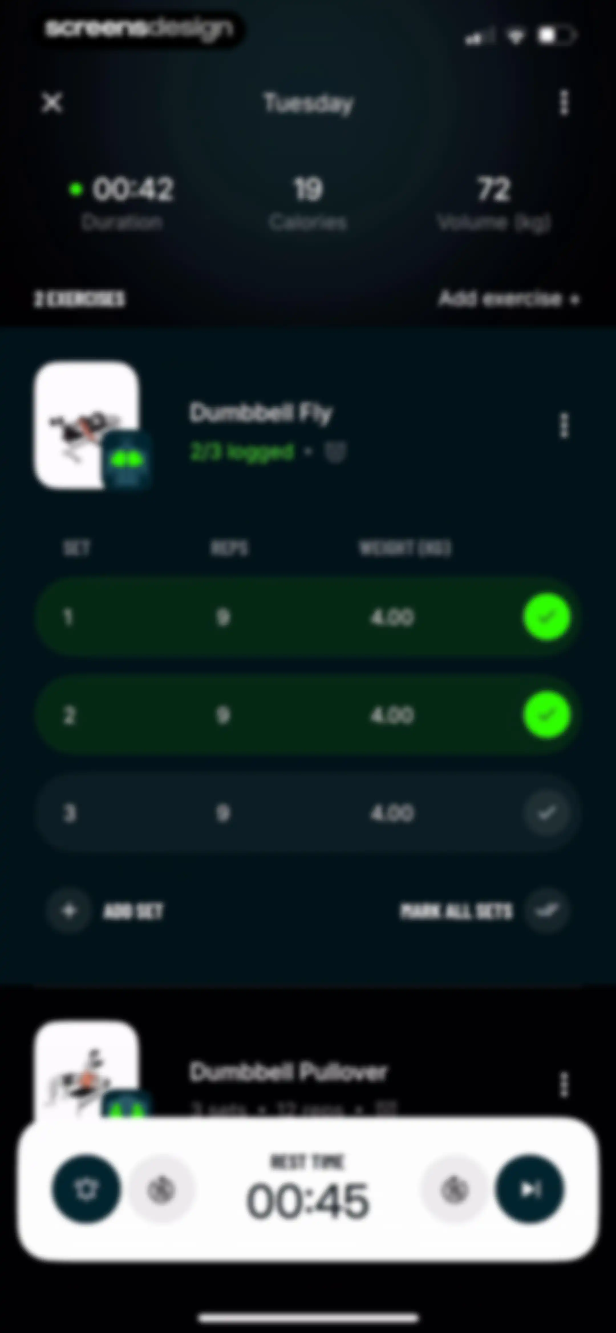 Befit: Gym & Home Workout Plan screen 85