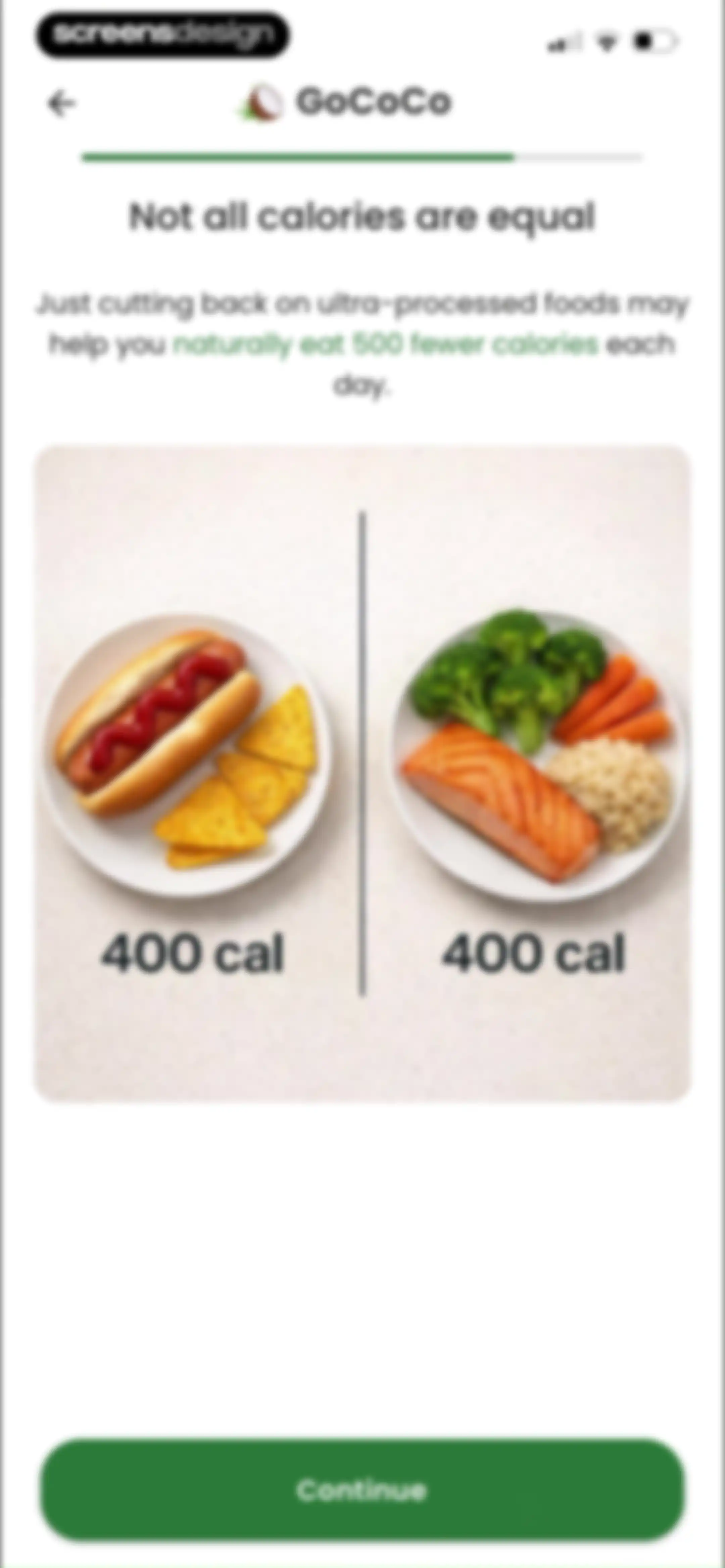 Diabetes food tracker - Gococo screen 36