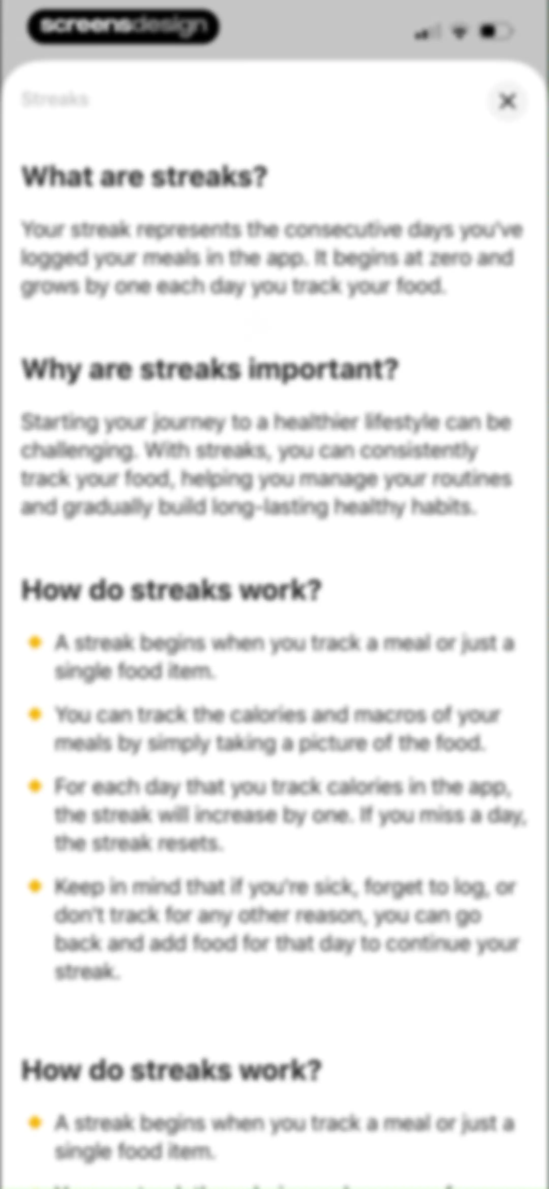 Calz - Calorie Counter AI screen 128
