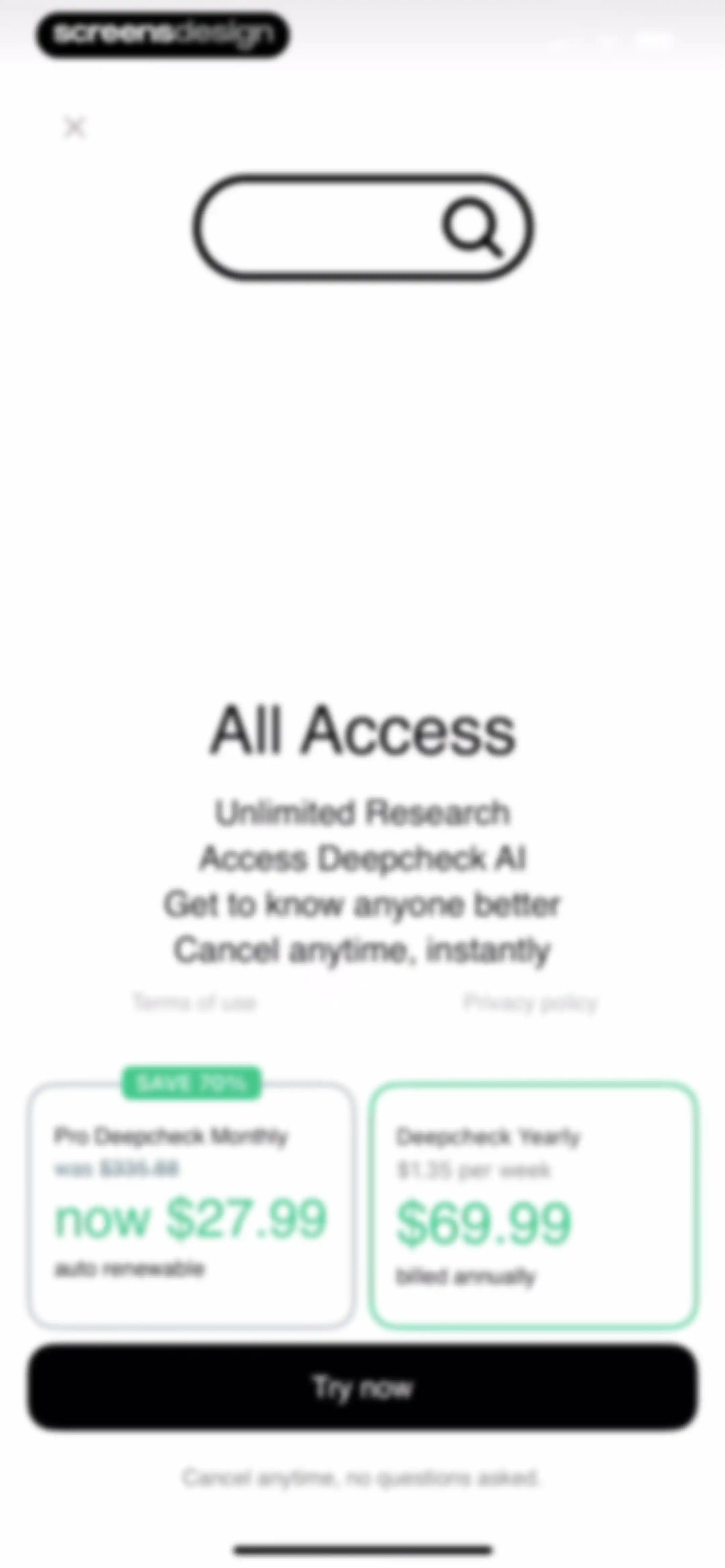 Deepcheck AI Search Agent screen 17