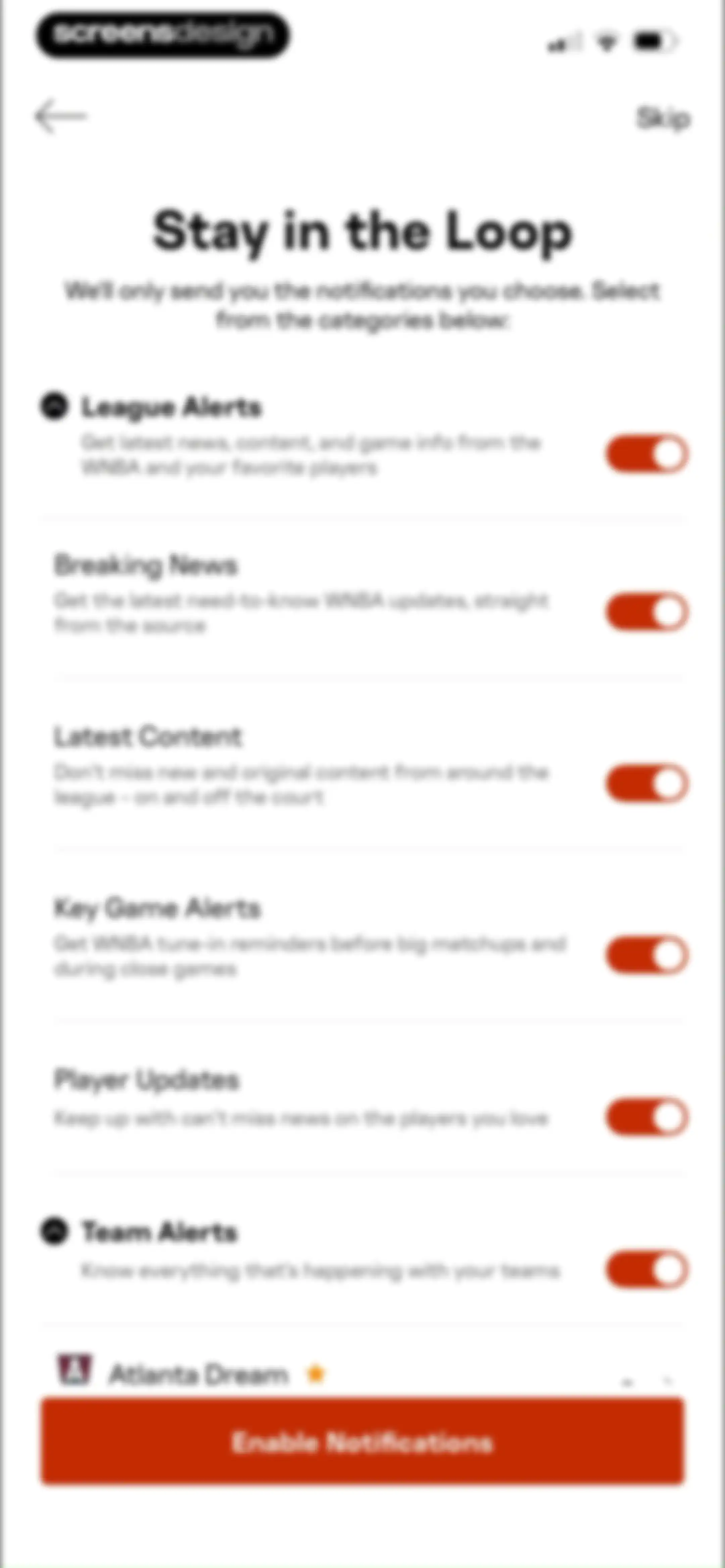 WNBA: Live Games & Scores screen 13