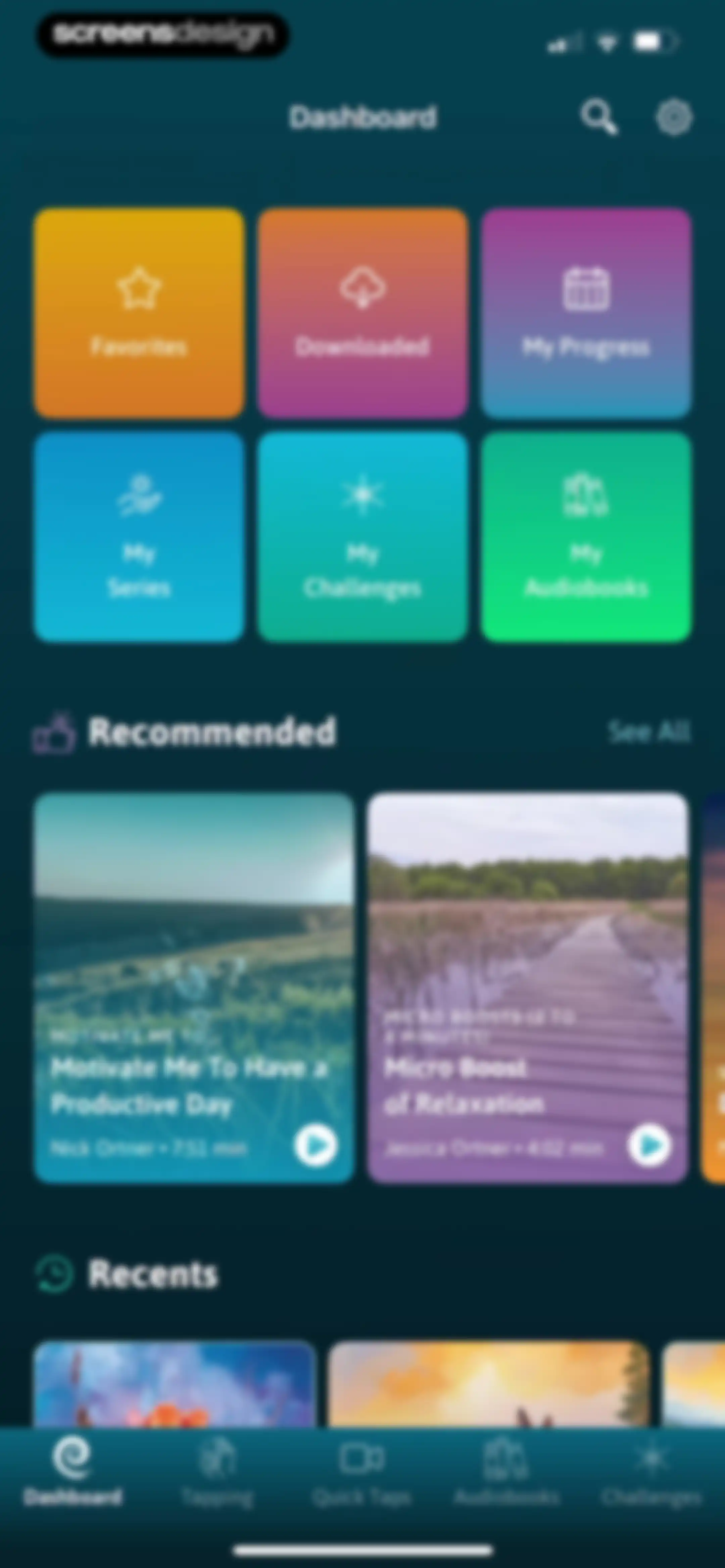 The Tapping Solution screen 51
