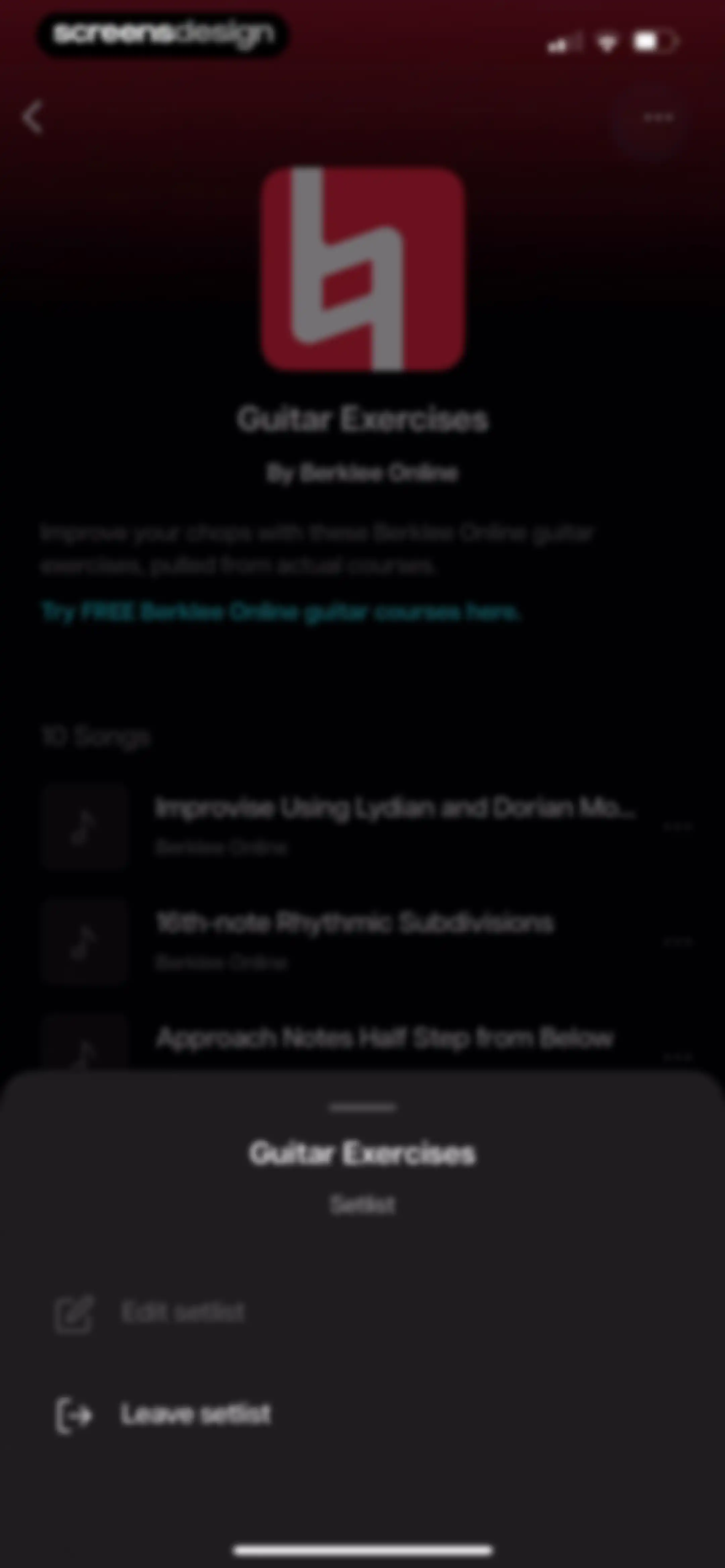 Moises: The Musician's App screen 78