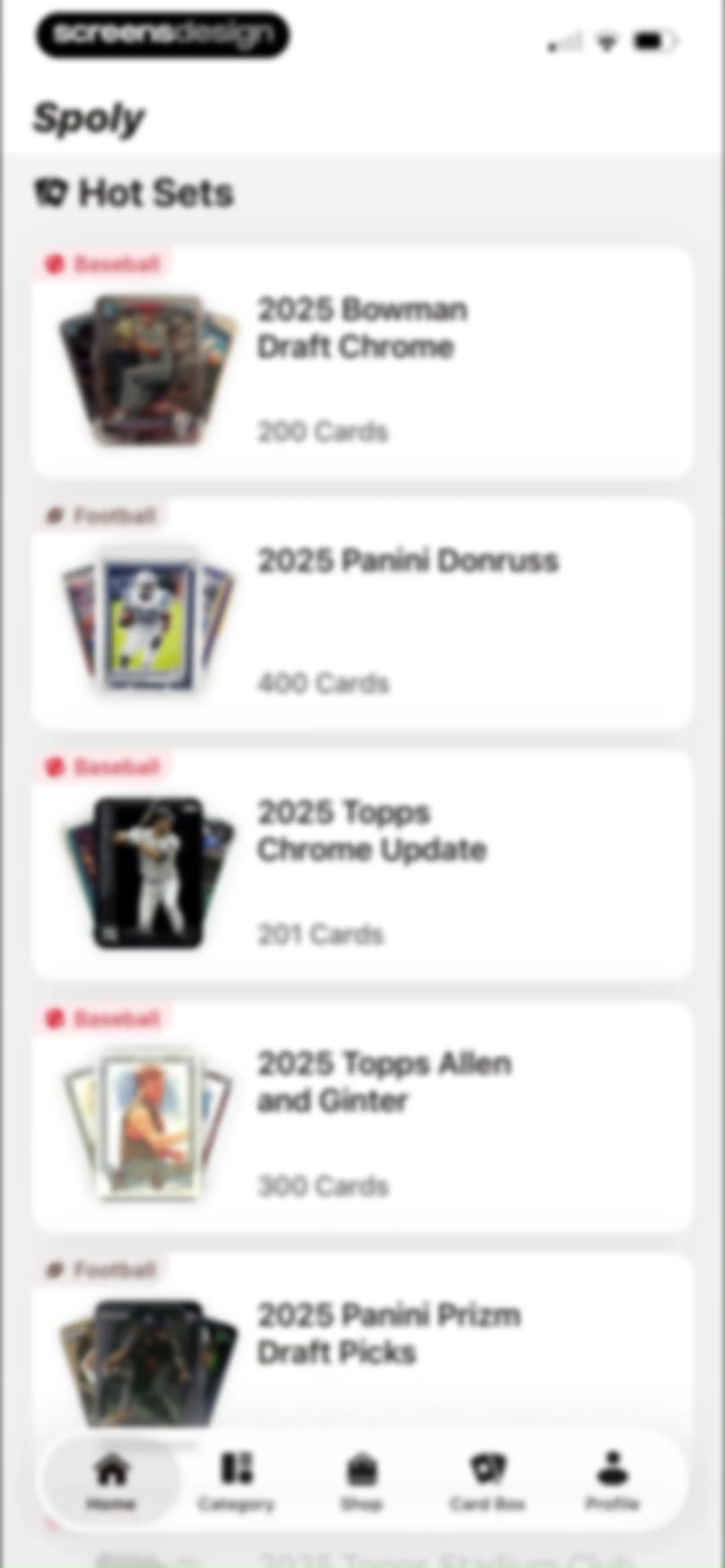 Sports Card Scanner: Spoly screen 36