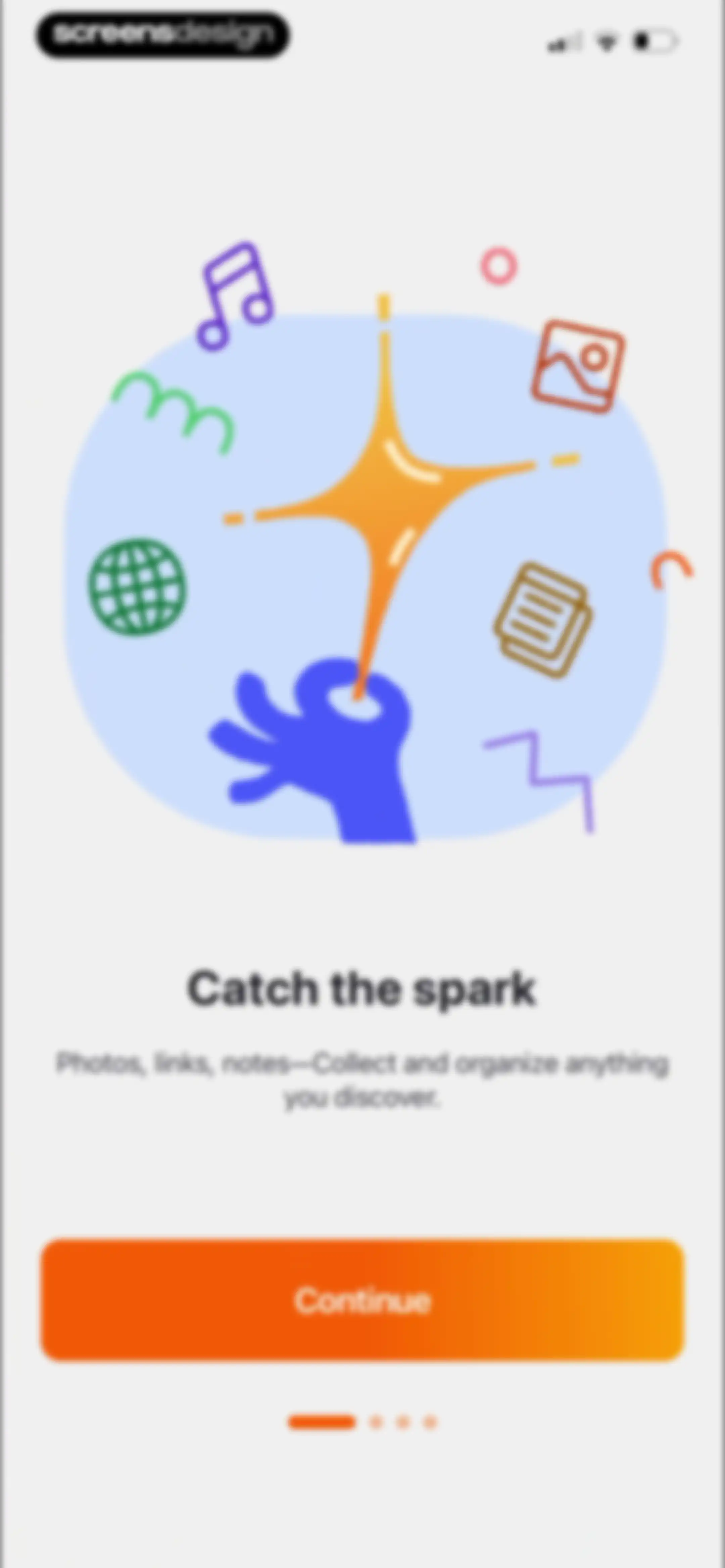 Collect by WeTransfer screen 3