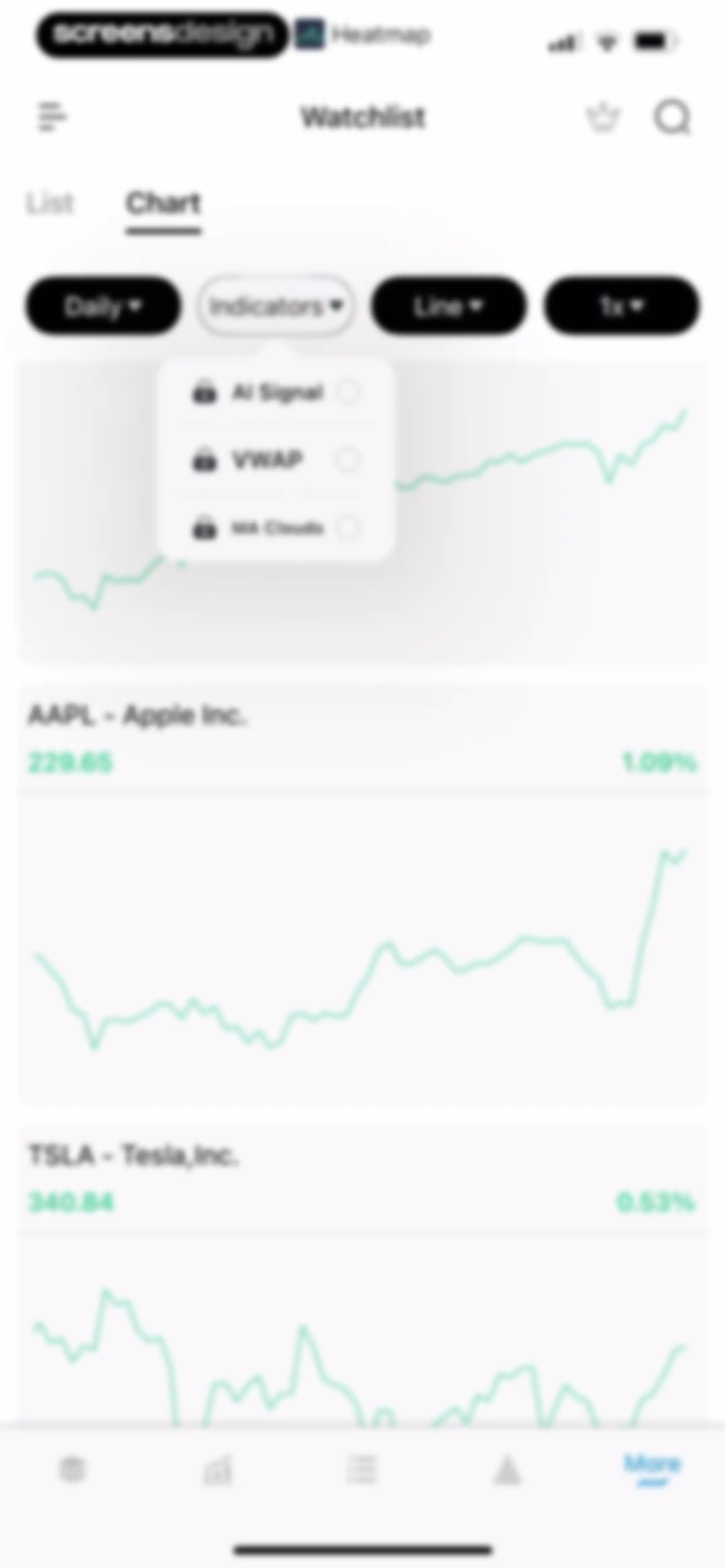 Trading Ideas Driven by AI screen 109