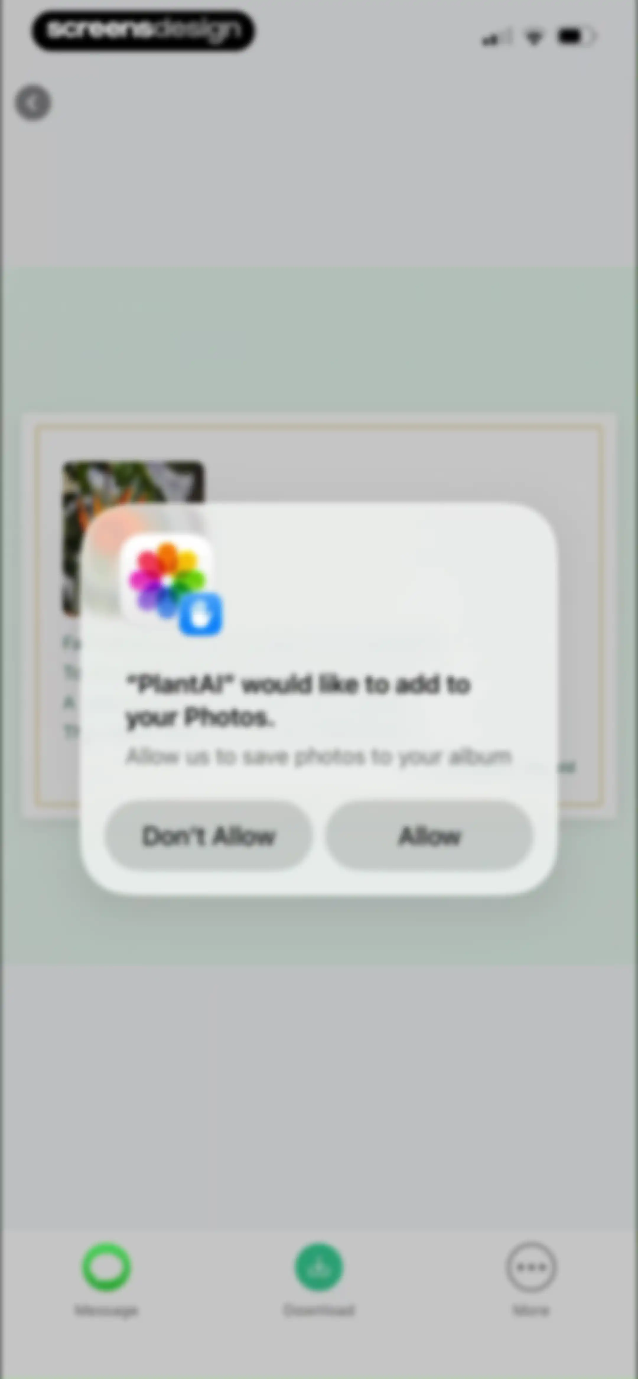 PlantAI: Identifier & Diagnose screen 30