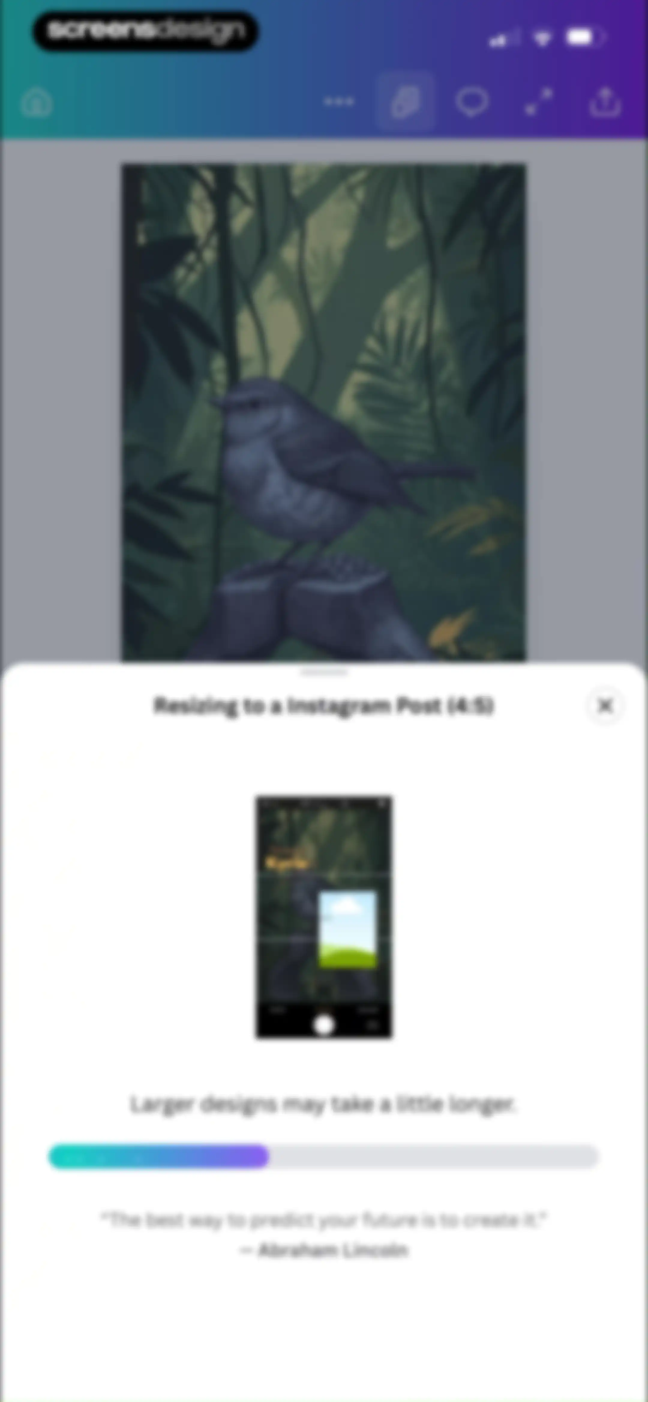 Canva: AI Video & Photo Editor screen 113