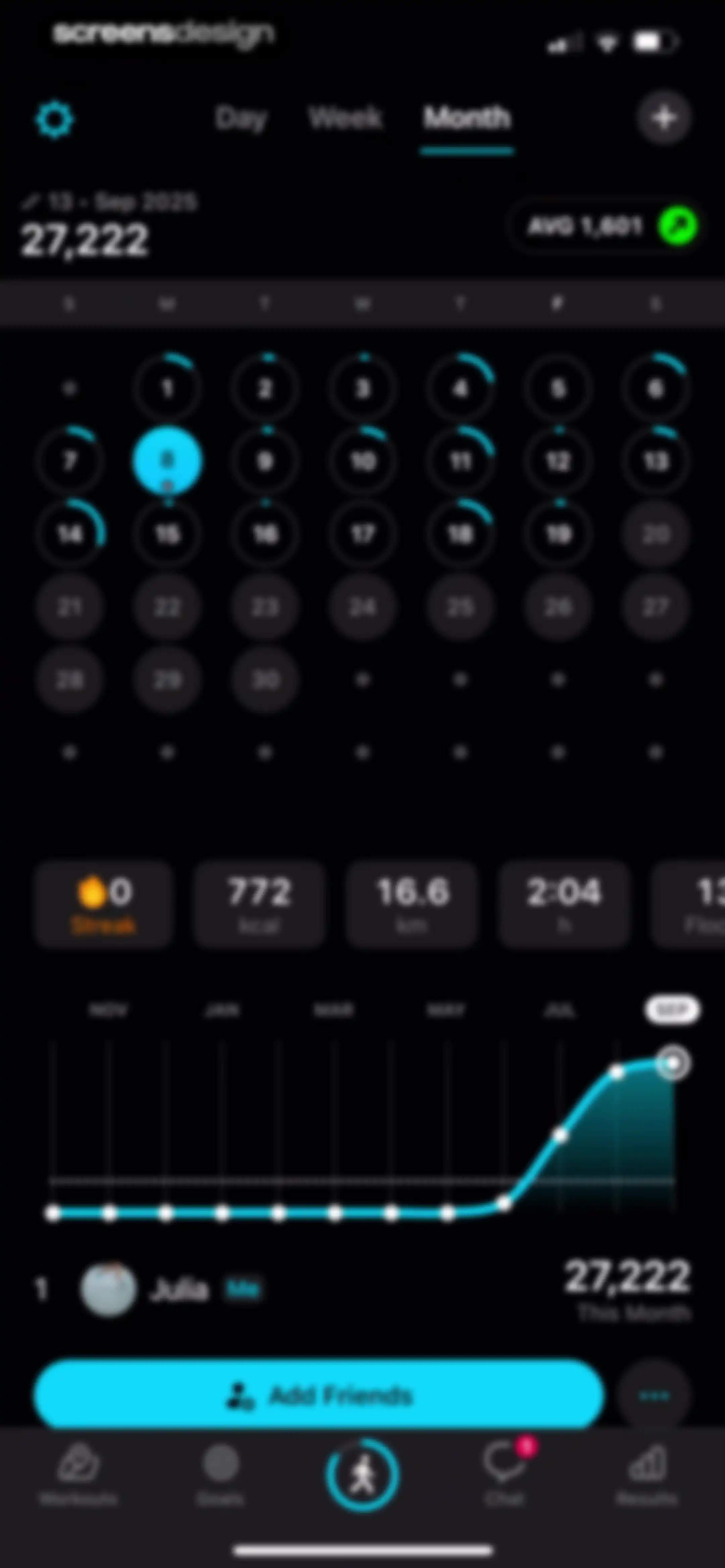 StepsApp Pedometer screen 54
