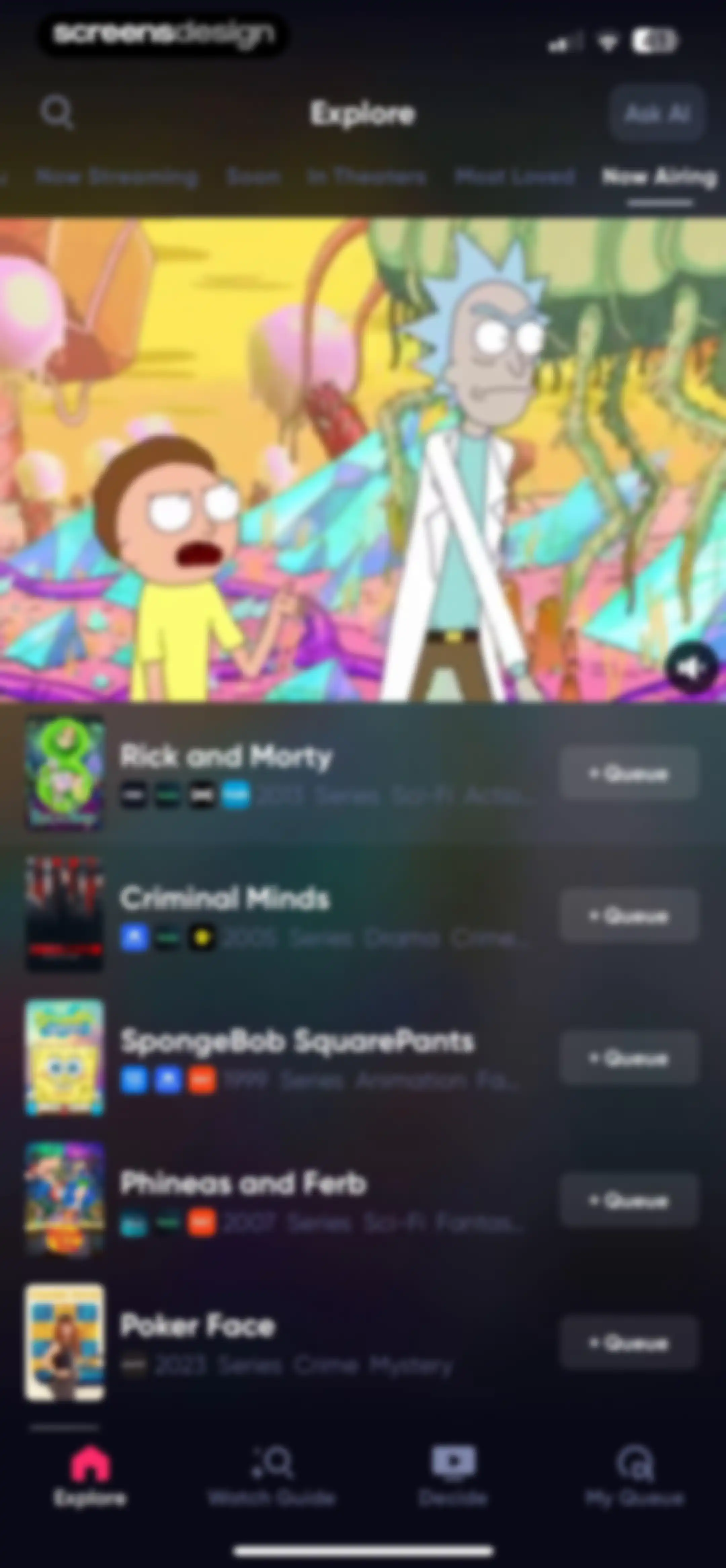 Queue - Find Movies & Shows screen 71