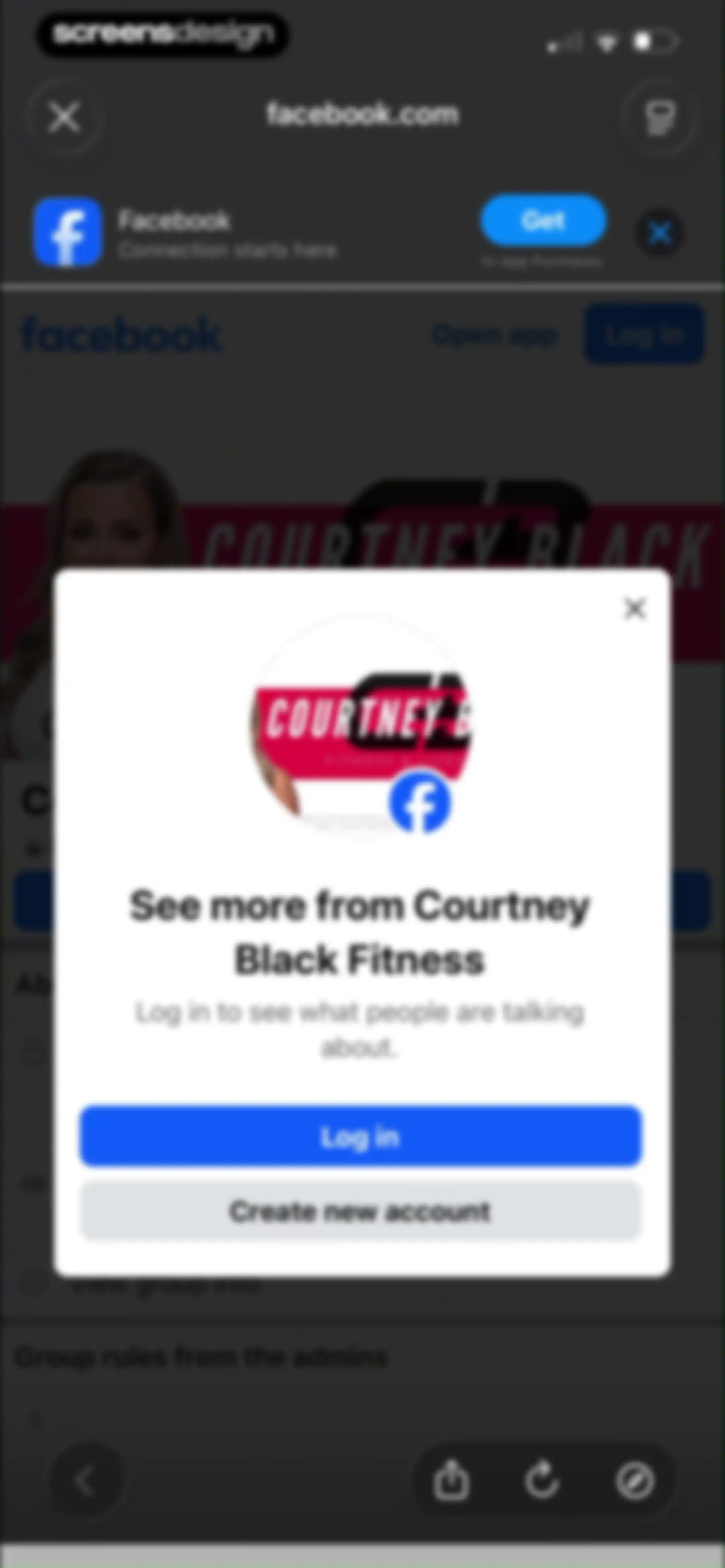 Courtney Black Fitness screen 100