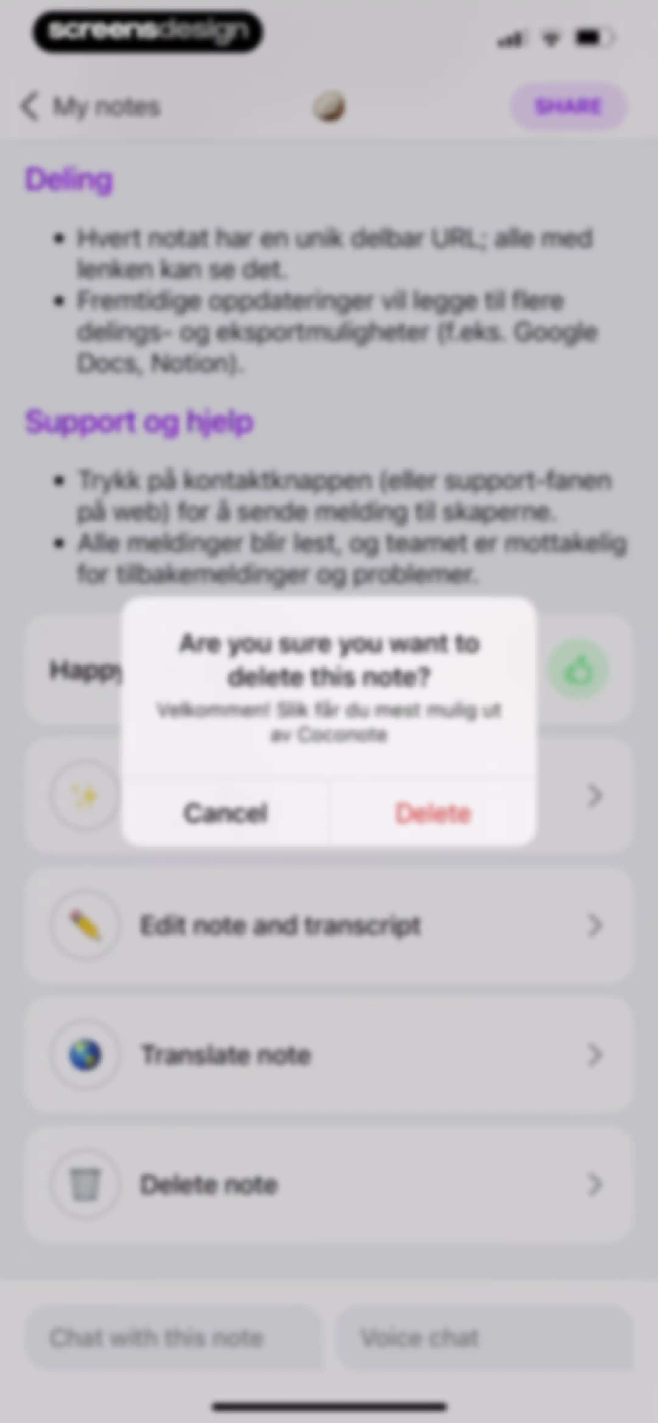 Coconote - AI Note Taker screen 113