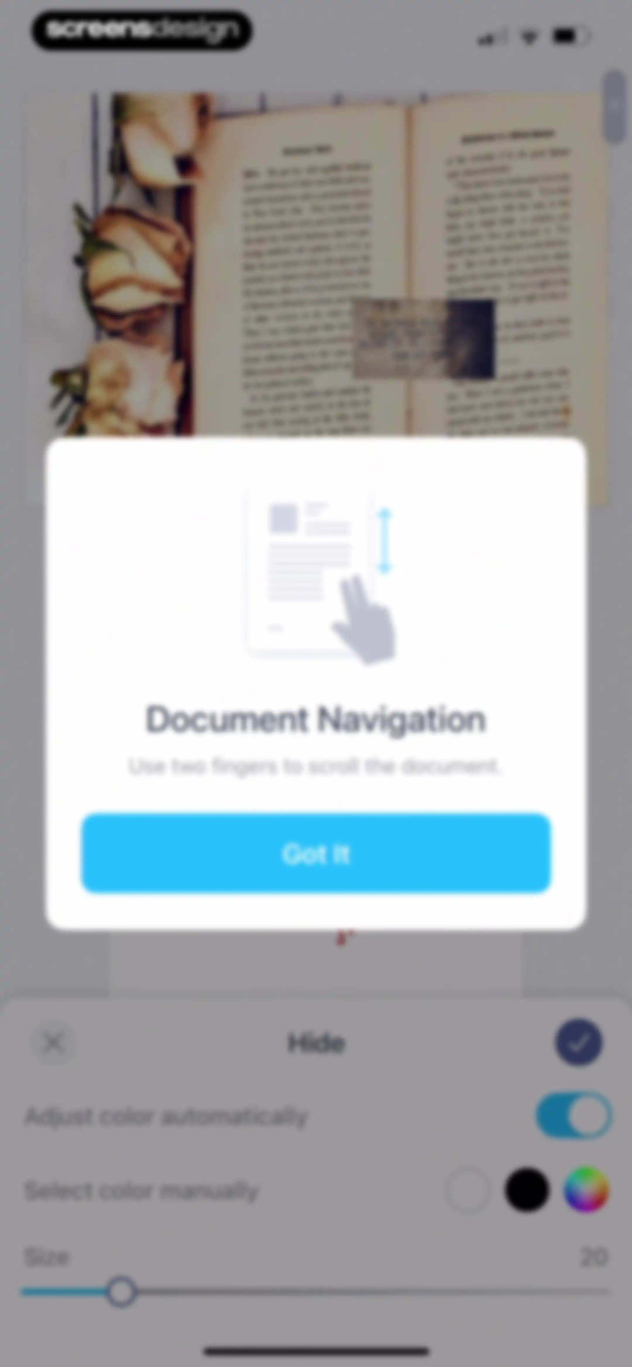 iScanner: PDF Document Scanner screen 91