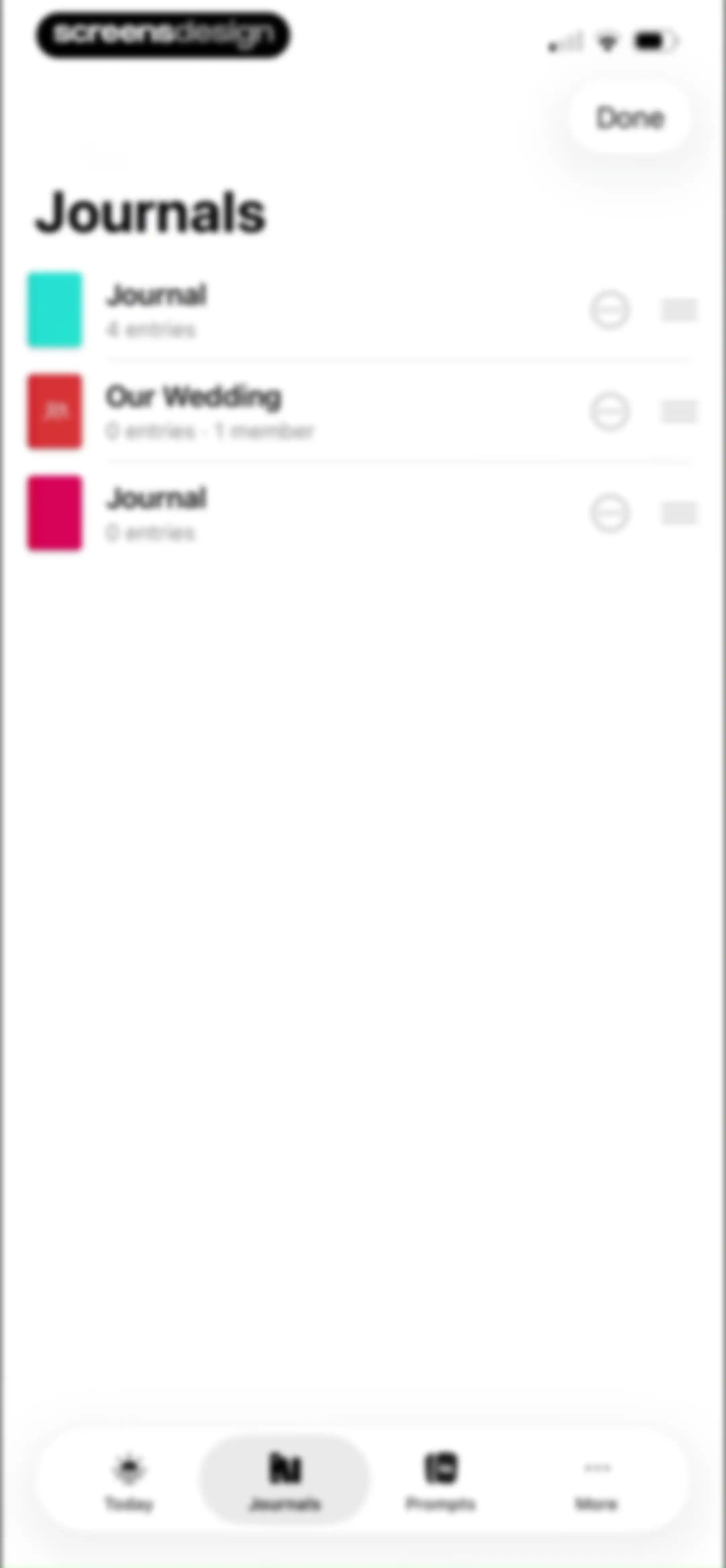 Day One: Daily Journal & Diary screen 77