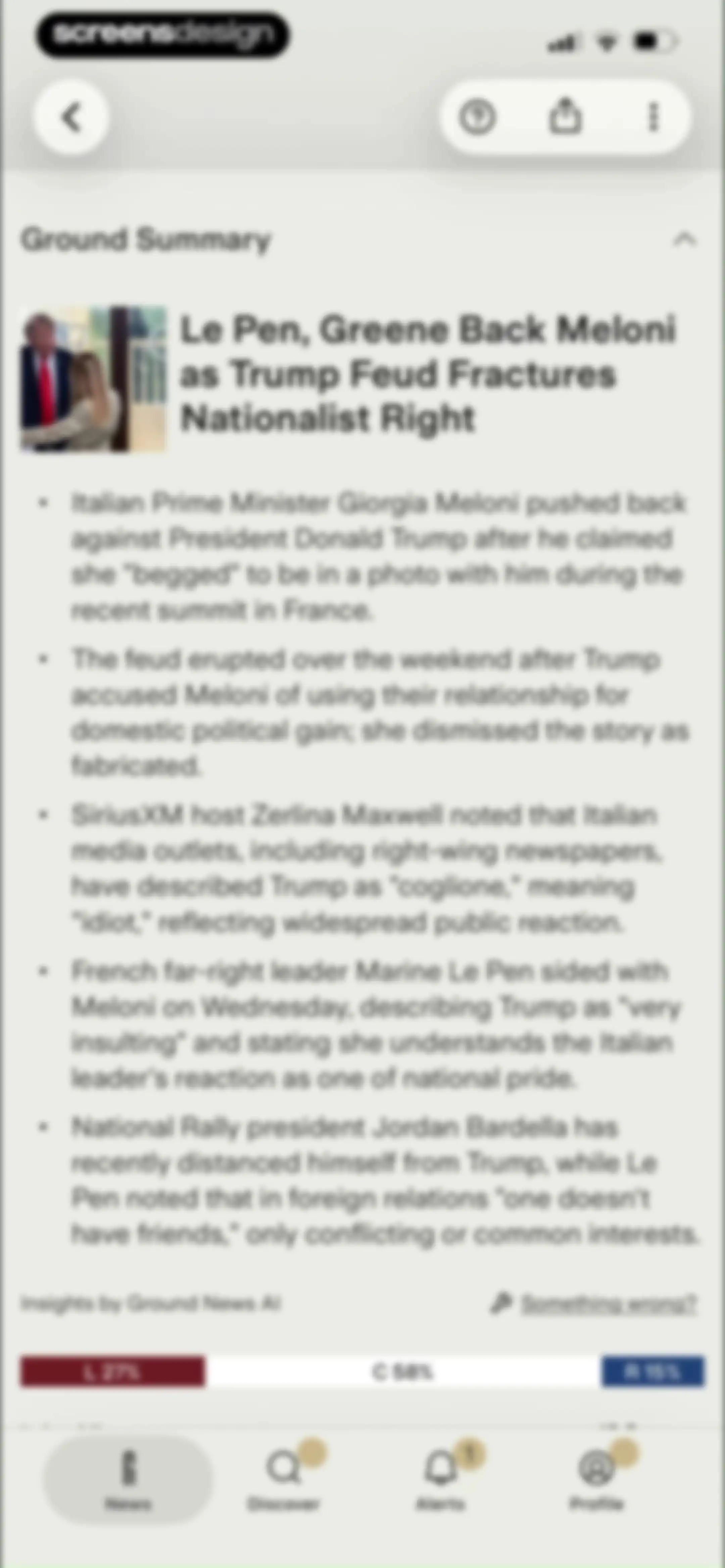 Ground News screen 41