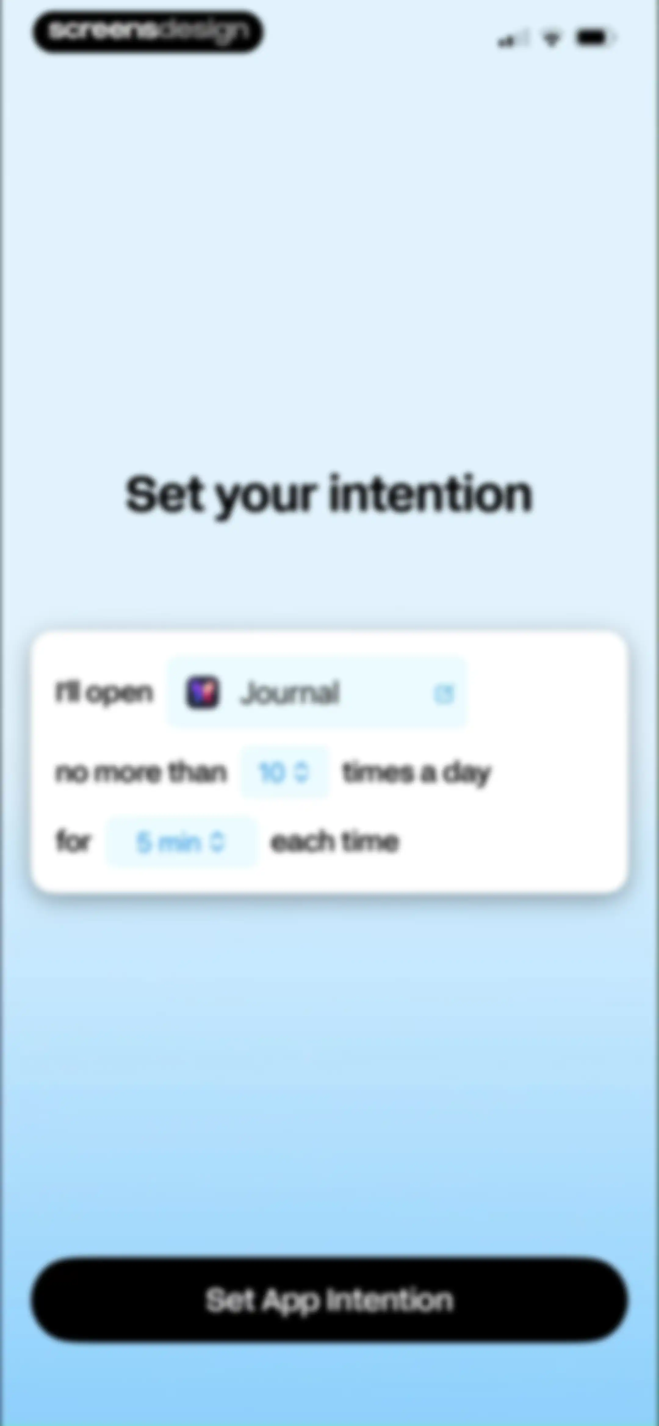 BePresent: Screen Time Control screen 41