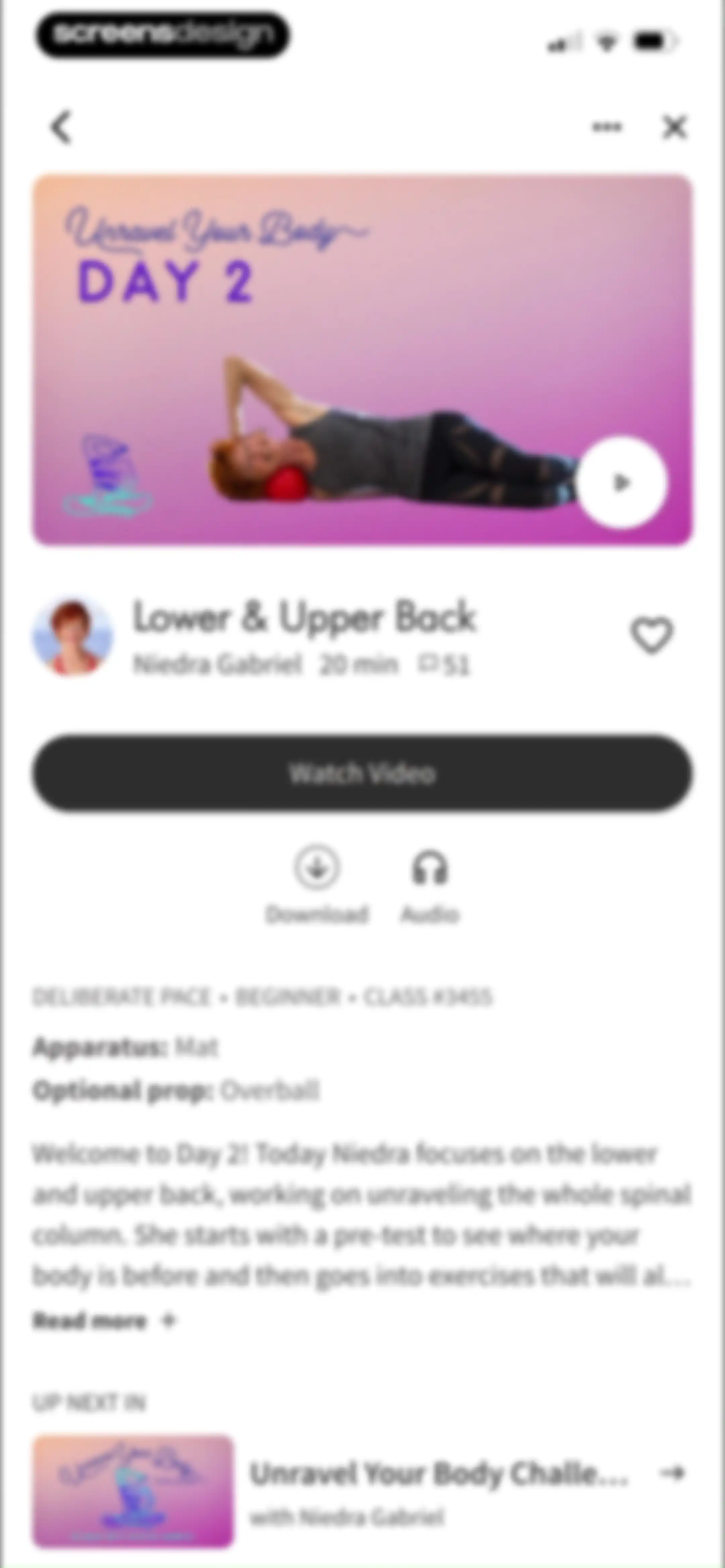 Pilates Anytime | Workouts screen 19