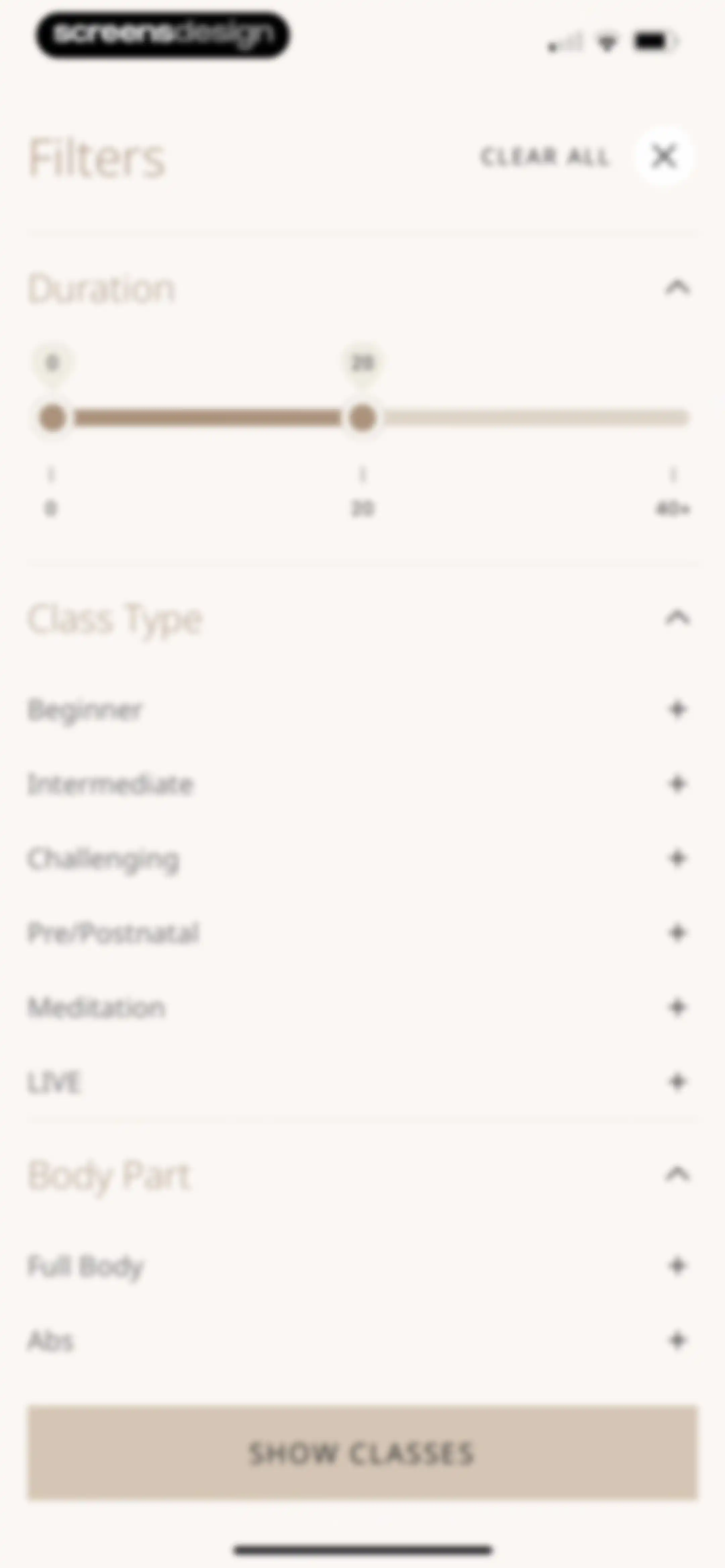 MWH: Fitness + Wellness screen 66