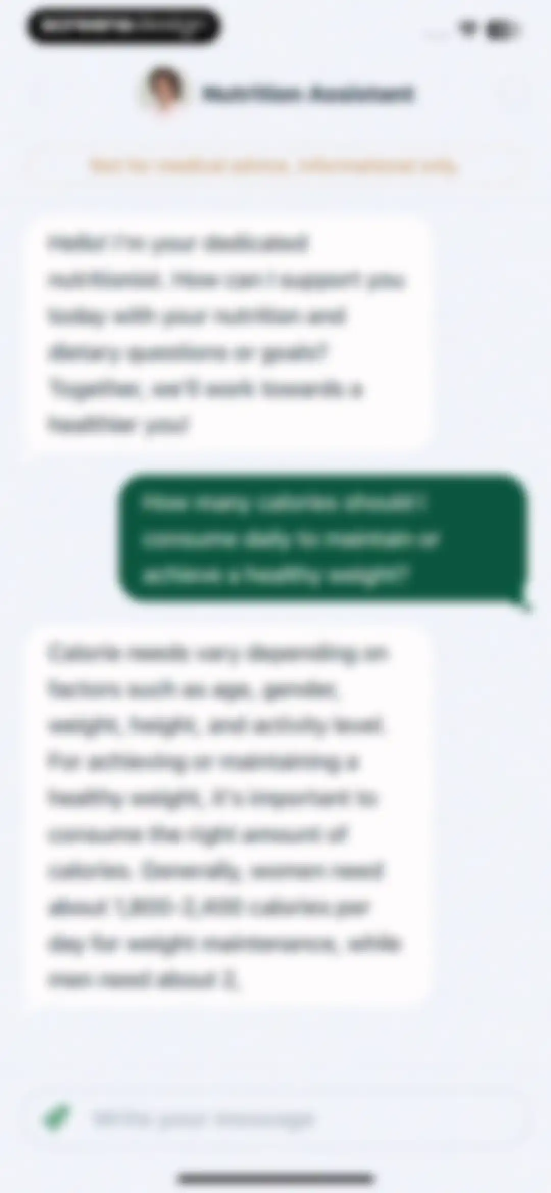 BalanceMe-Health AI&Self Care screen 70