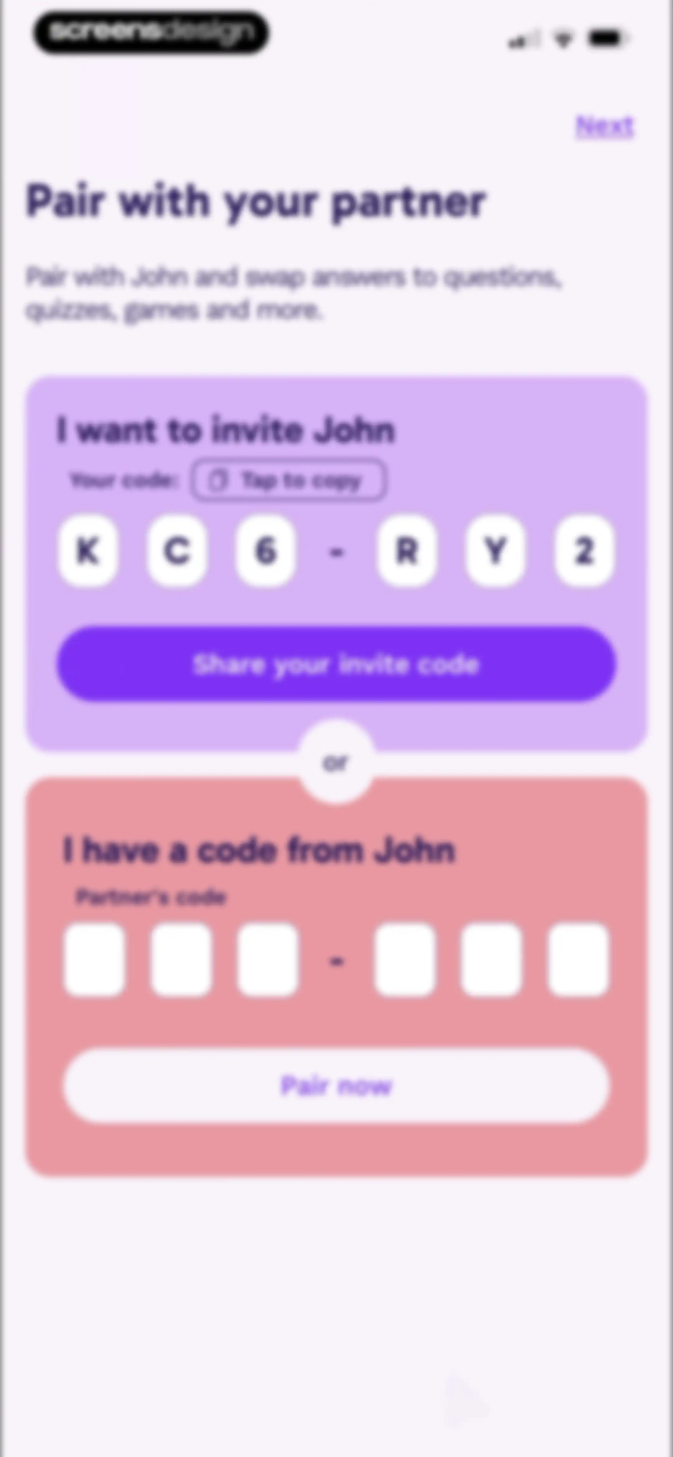 Paired: Couples & Relationship screen 24