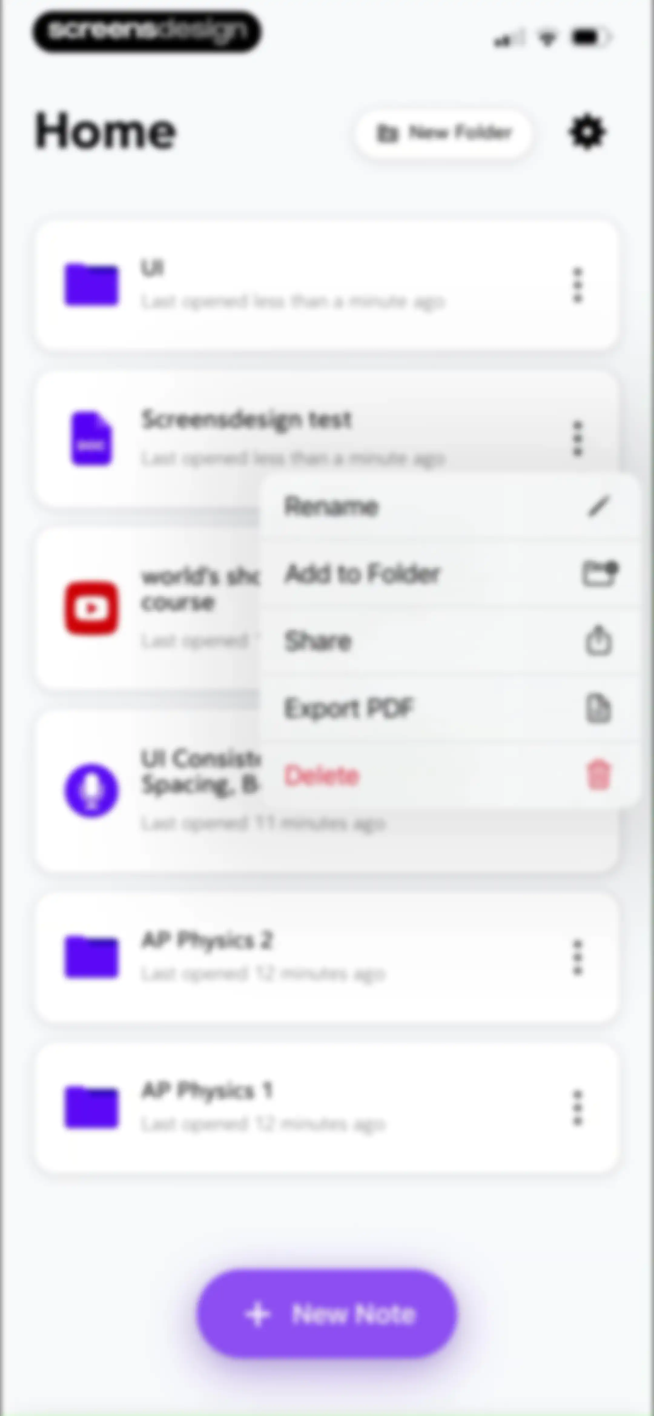 Turbo AI - Notetaker screen 69