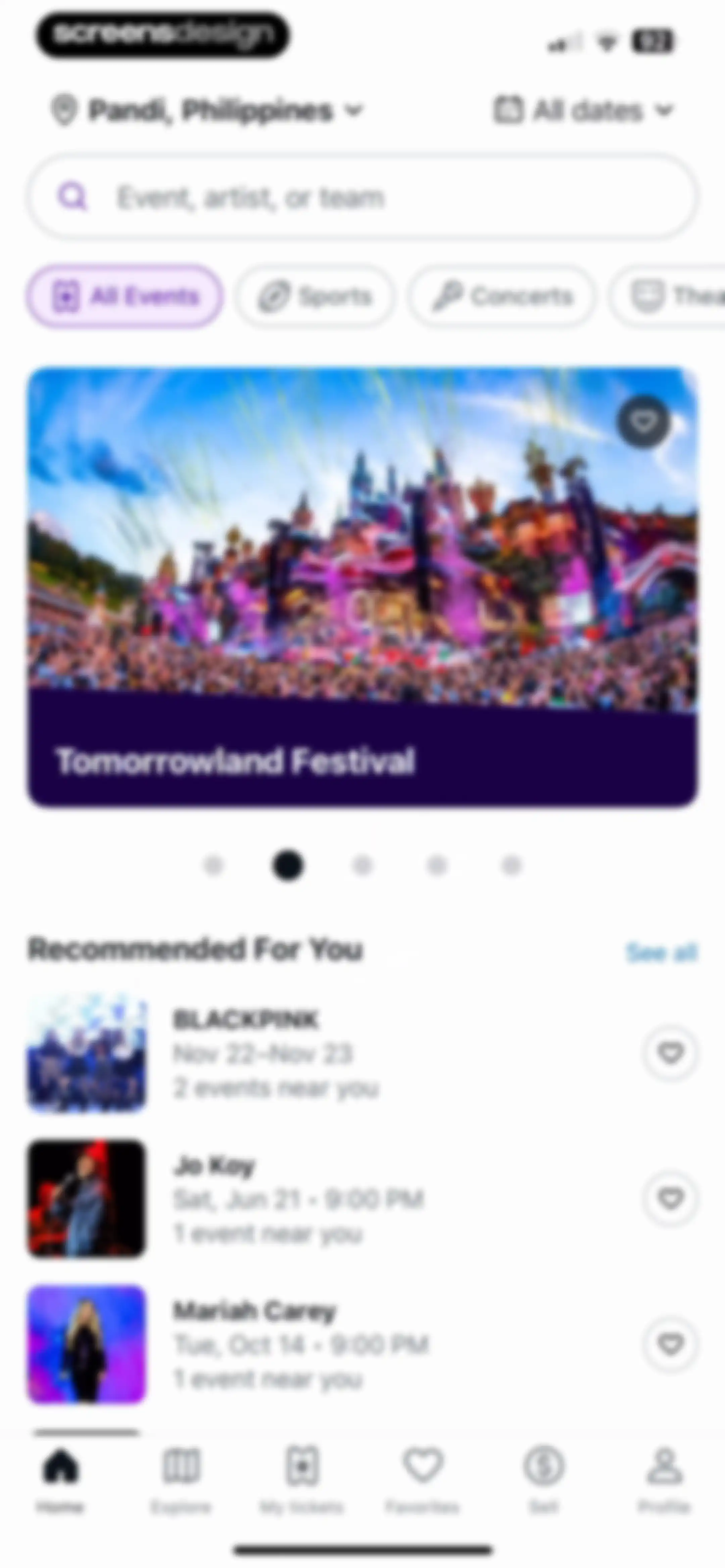 StubHub: Event Tickets screen 21