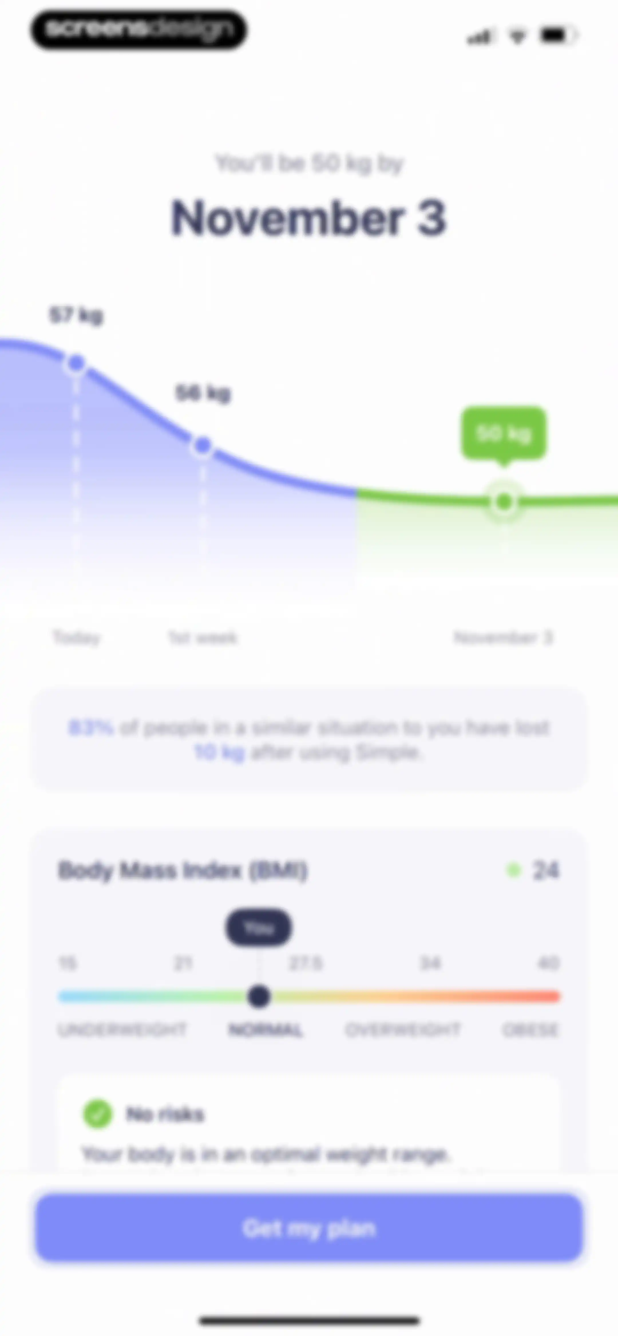 Simple: AI Weight Loss Coach screen 55