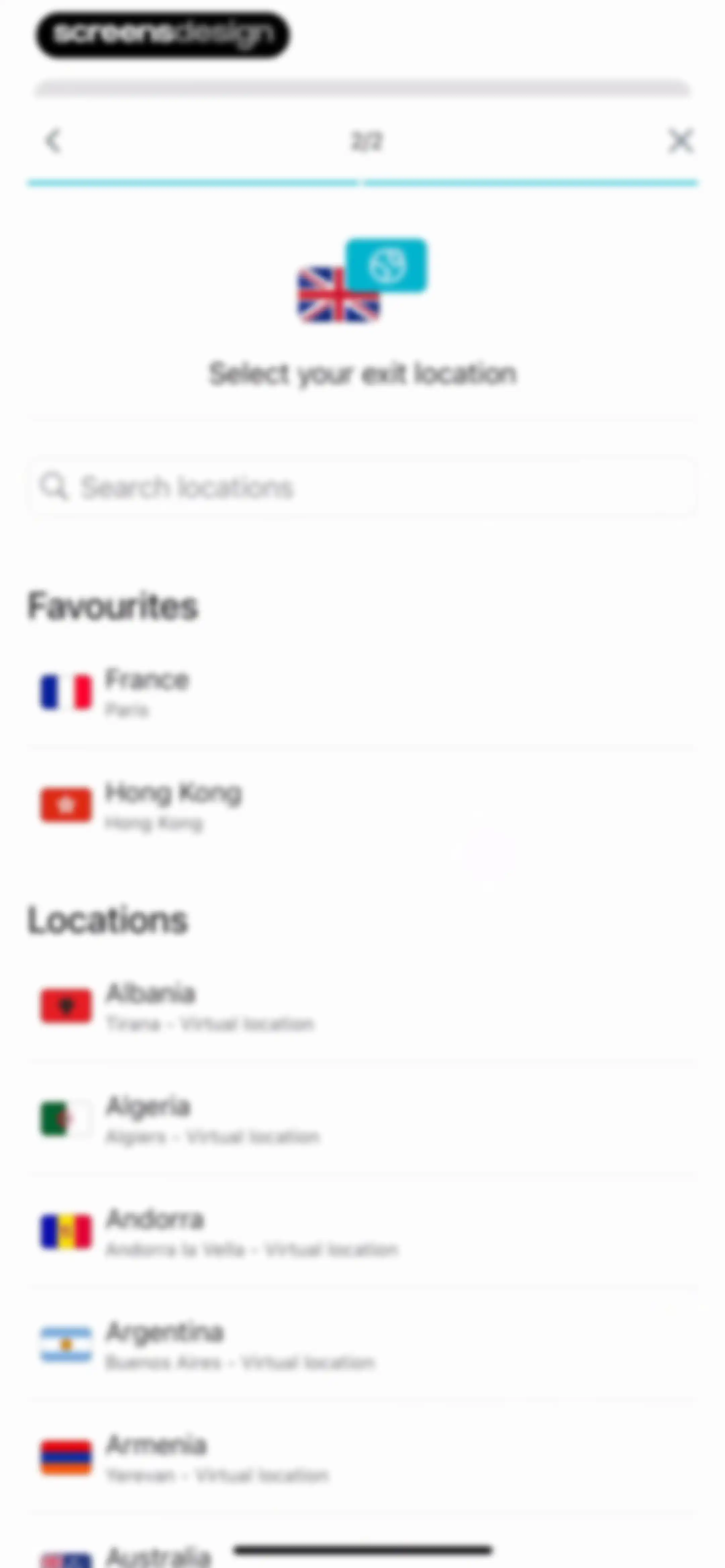 Surfshark VPN: Fast VPN App screen 57