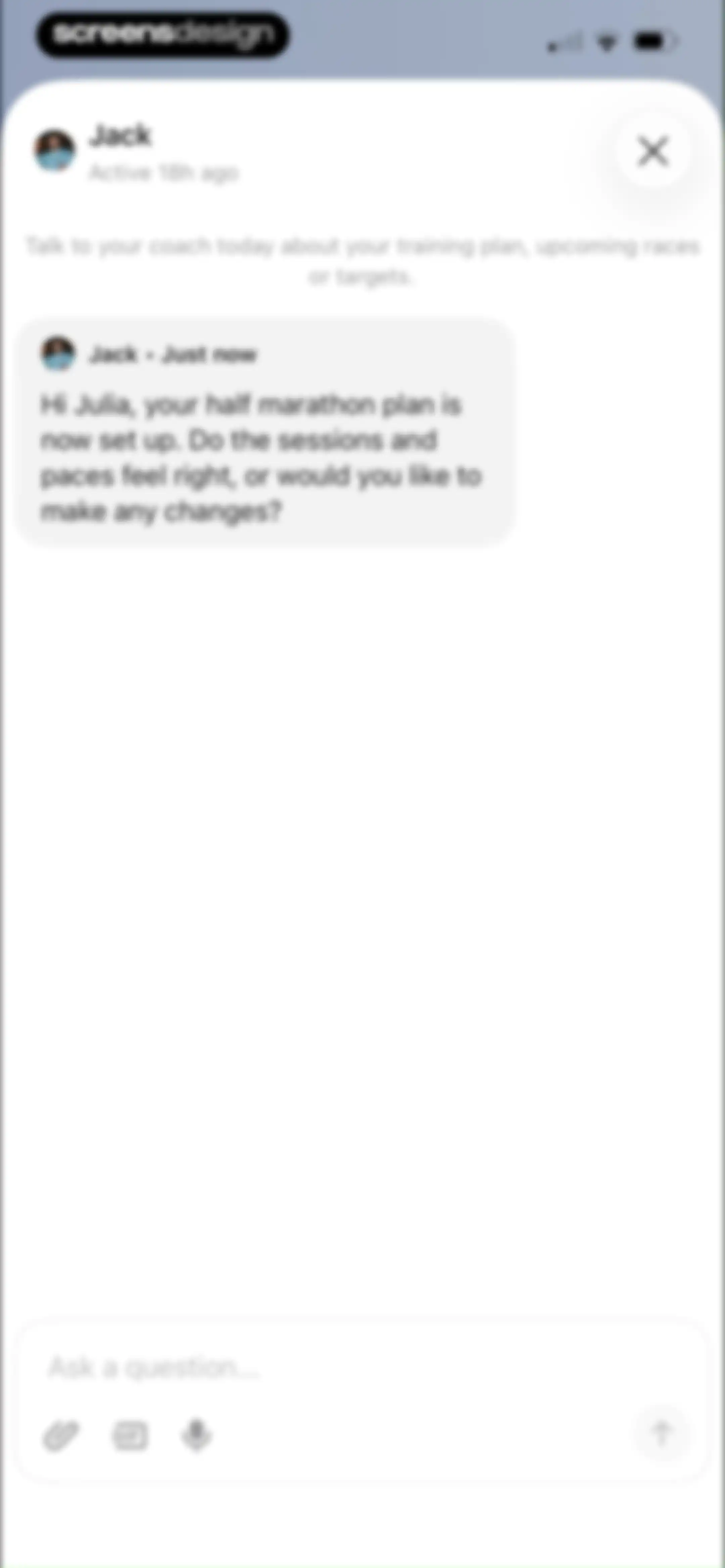 Coopah: The Run Coaching App screen 127