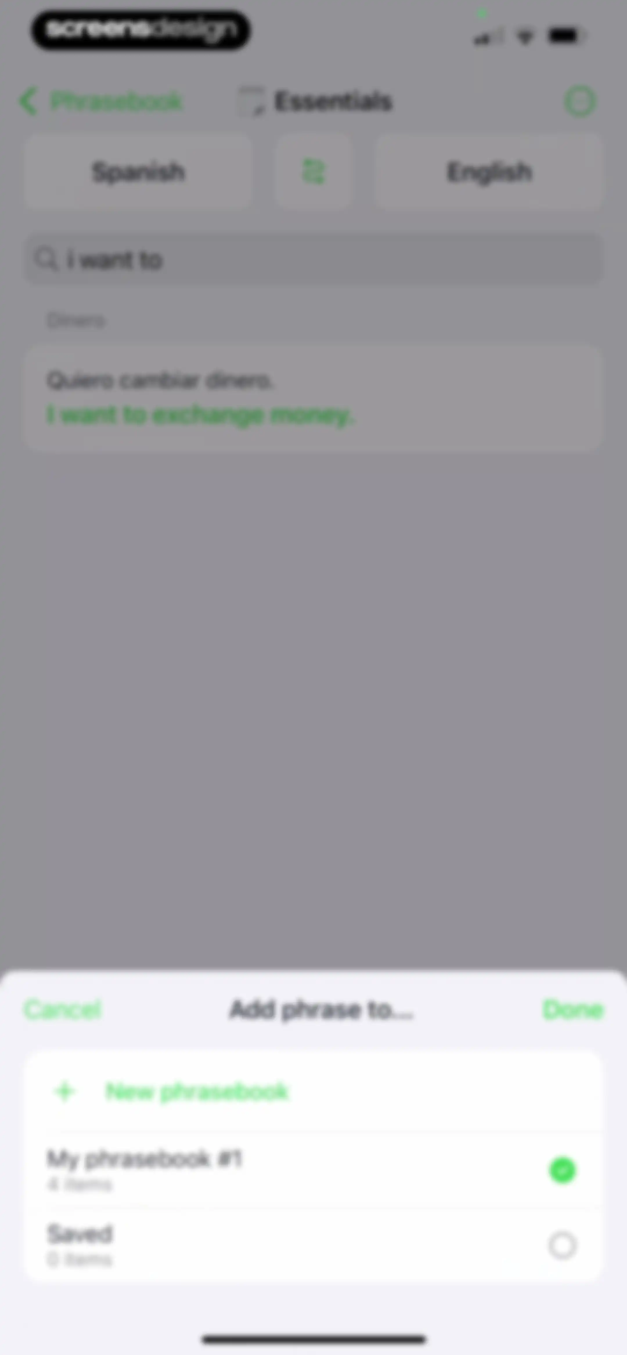 iTranslate Translator screen 74