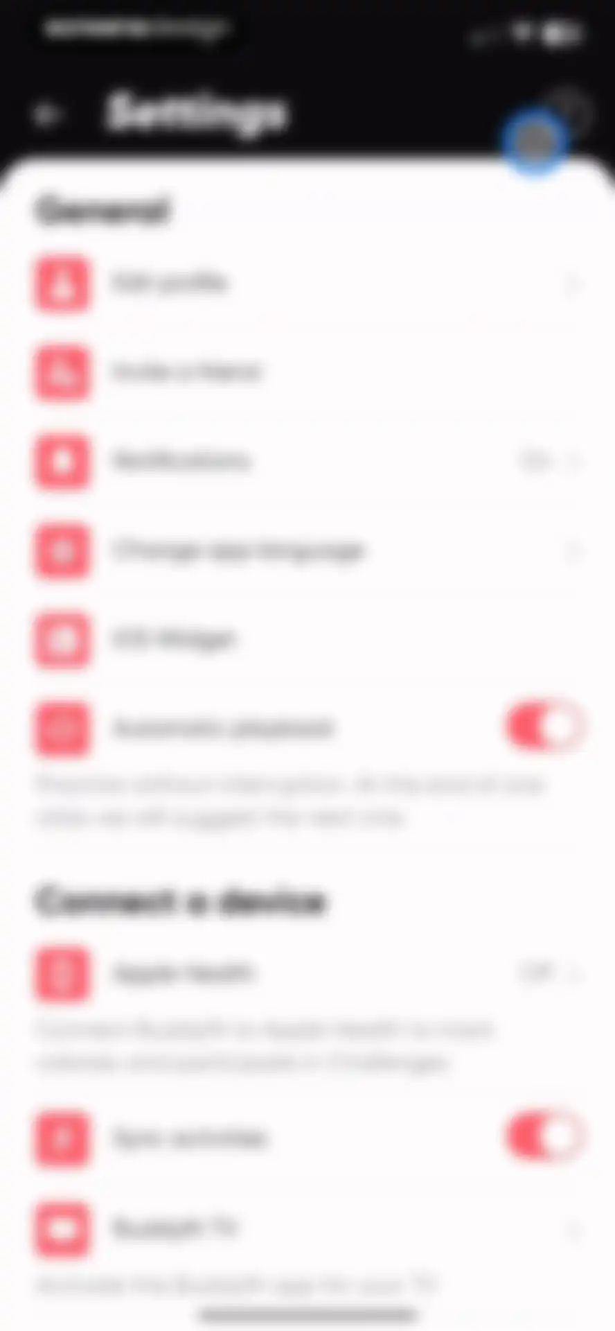 Buddyfit: Exercise at Home screen 96