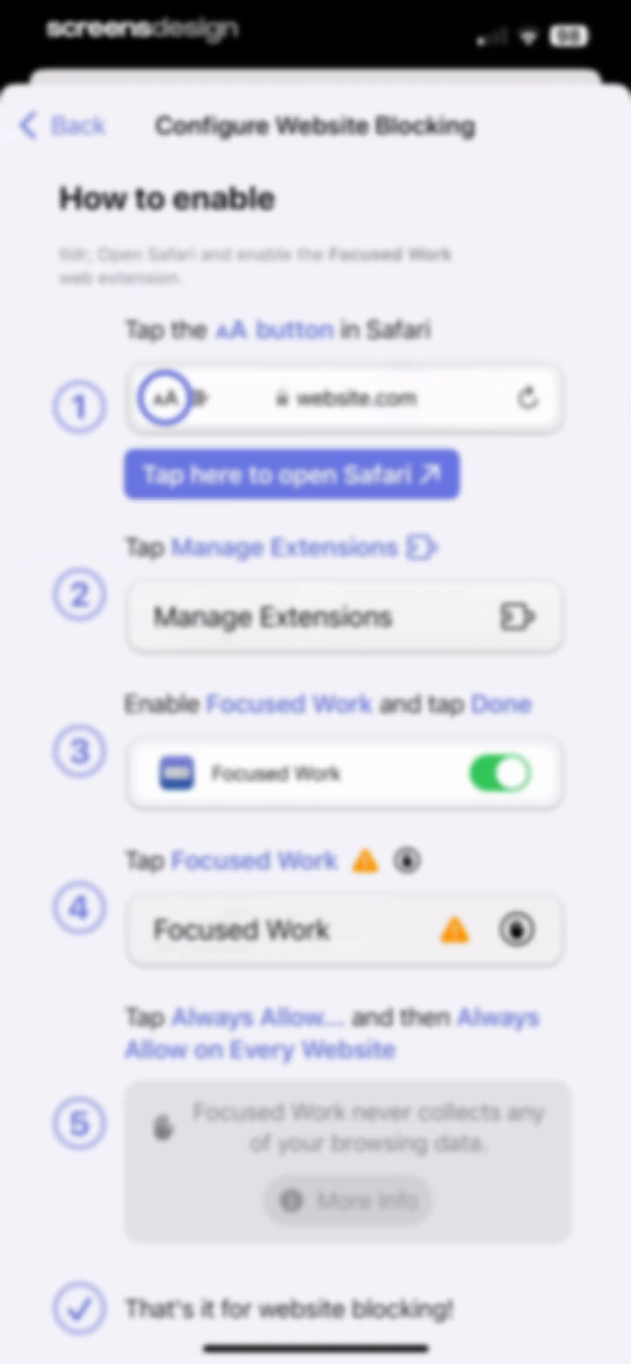 Focused Work - Pomodoro Timer screen 39